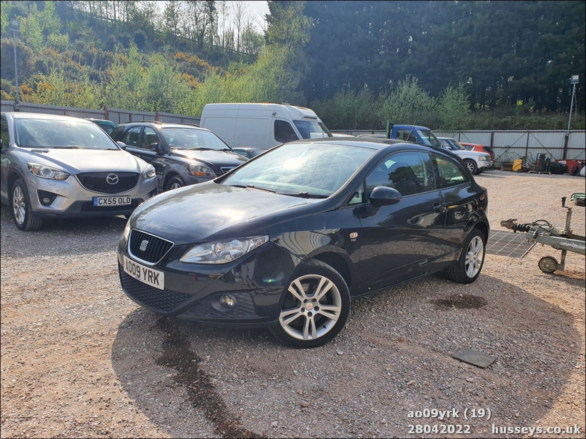 09/09 SEAT IBIZA SPORT TDI - 1896cc 3dr Hatchback (Black, 87k) - Image 19 of 33