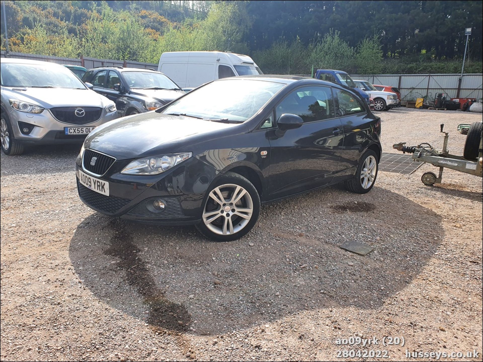 09/09 SEAT IBIZA SPORT TDI - 1896cc 3dr Hatchback (Black, 87k) - Image 20 of 33