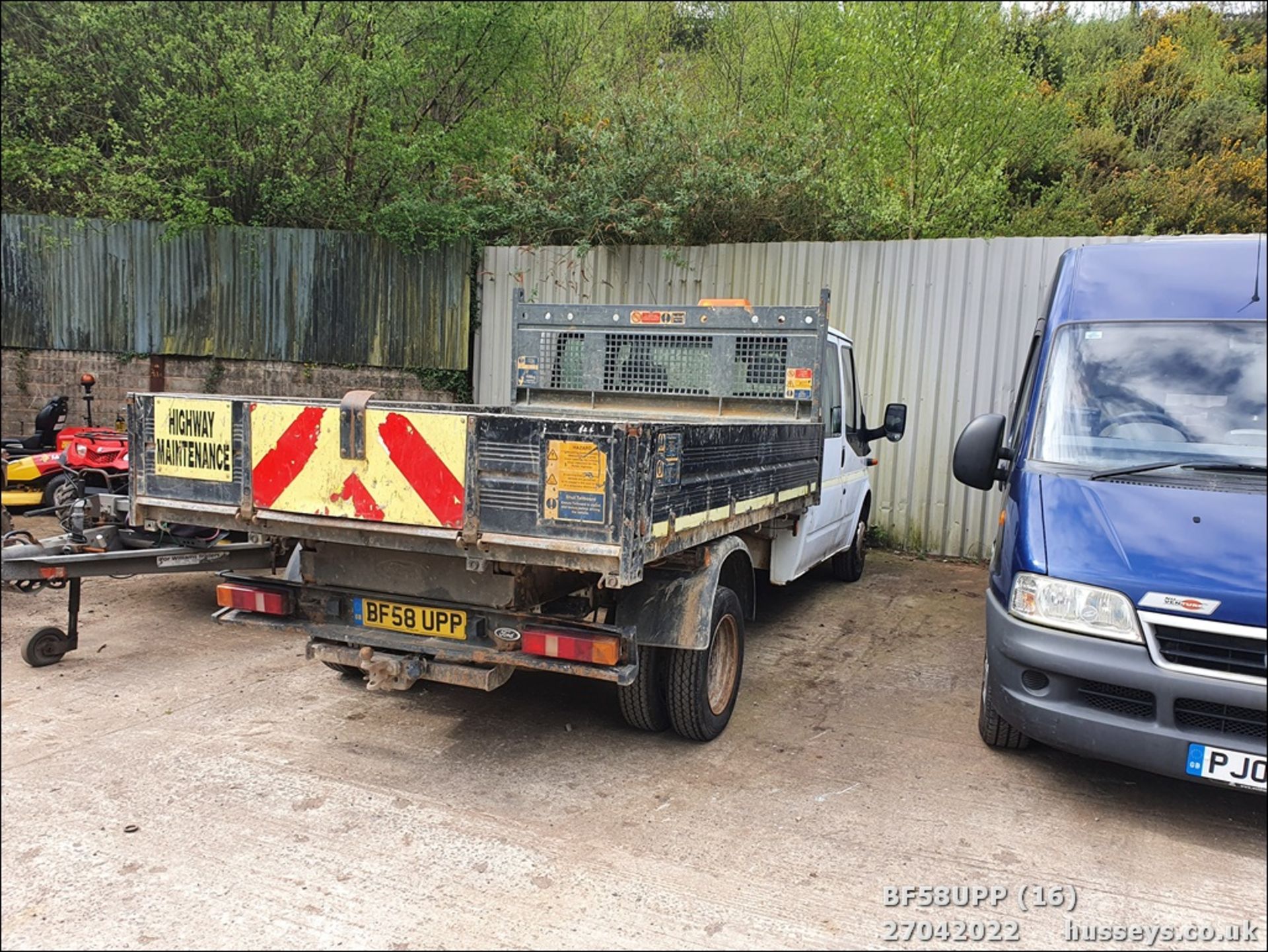 08/58 FORD TRANSIT 115 T350L D/C RWD - 2402cc Tipper (White) - Image 16 of 16