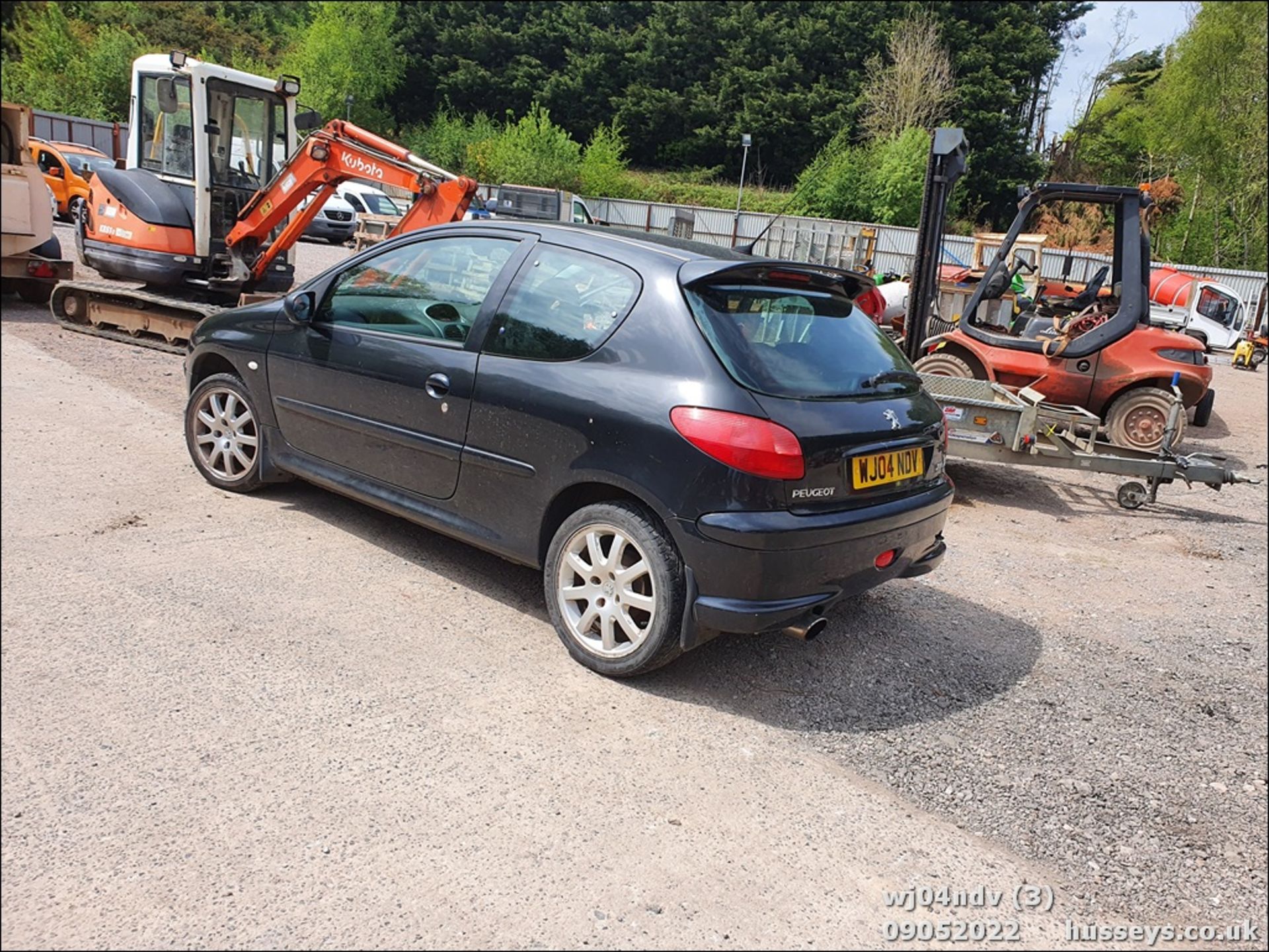 04/04 PEUGEOT 206 XSI TDI - 1997cc 3dr Hatchback (Black, 172k) - Image 4 of 43