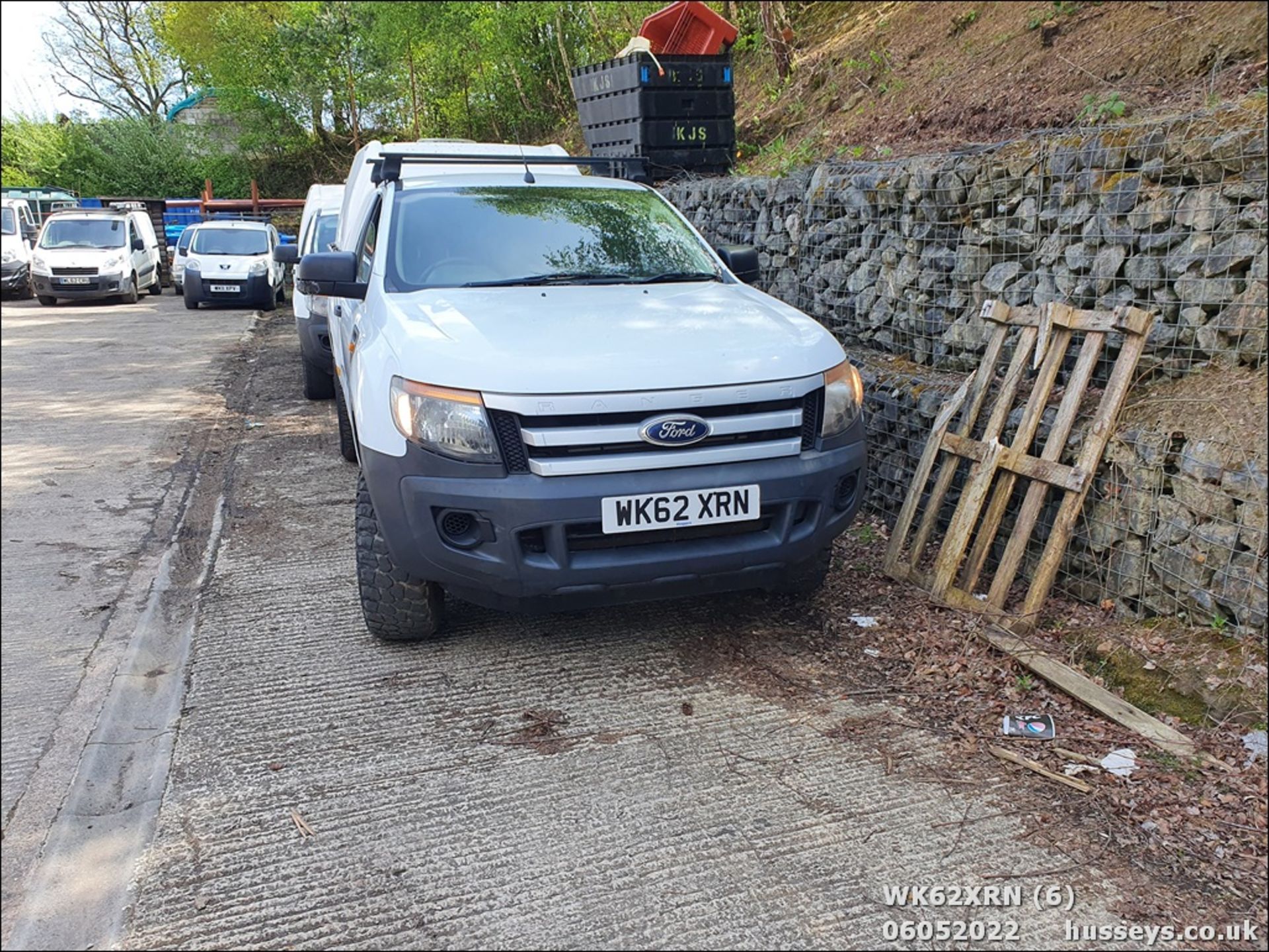 12/62 FORD RANGER XL 4X4 TDCI - 2198cc 5dr Pickup (White, 106k) - Image 7 of 37