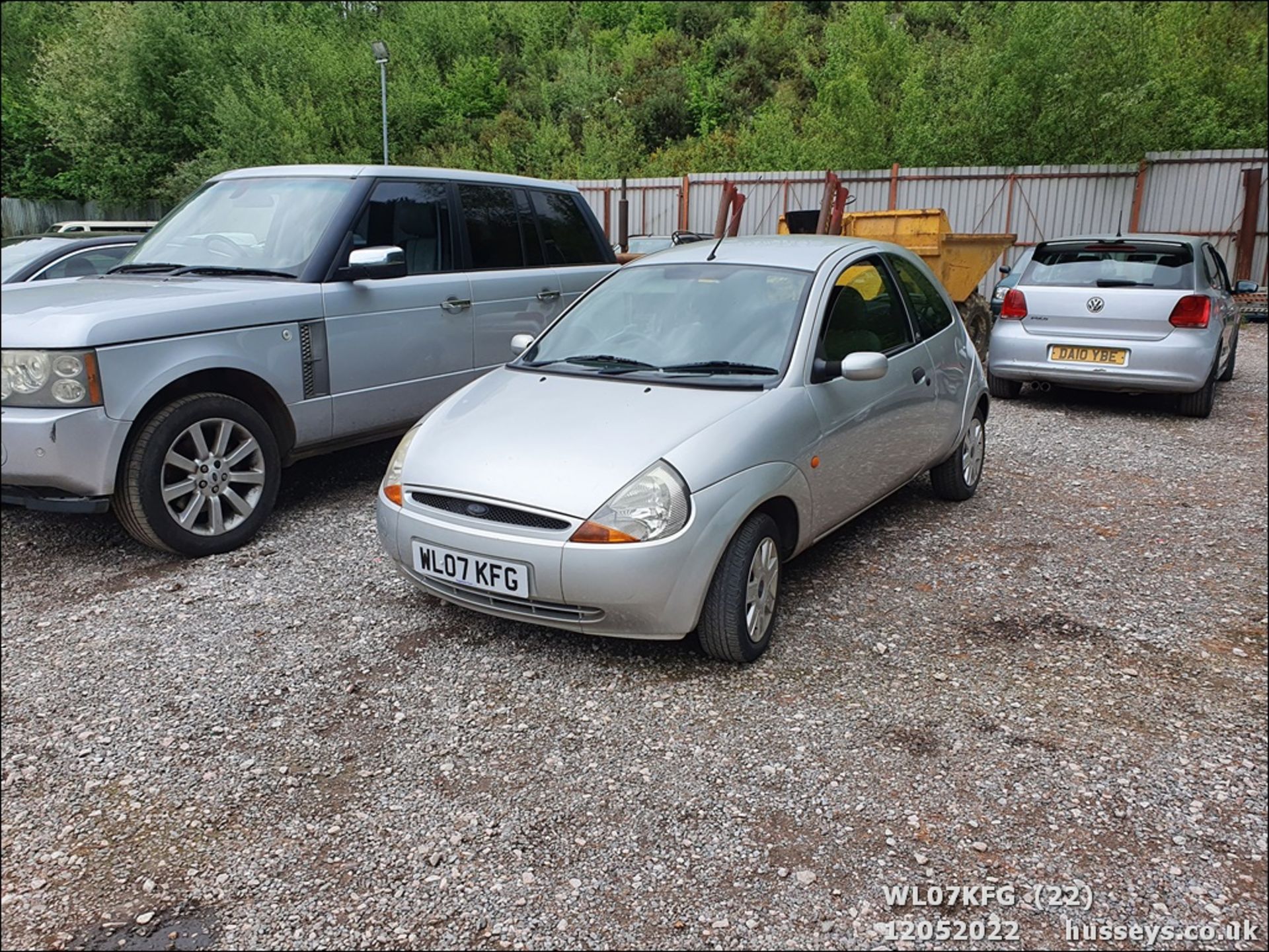 07/07 FORD KA STYLE CLIMATE - 1297cc 3dr Hatchback (Silver, 64k) - Image 3 of 35