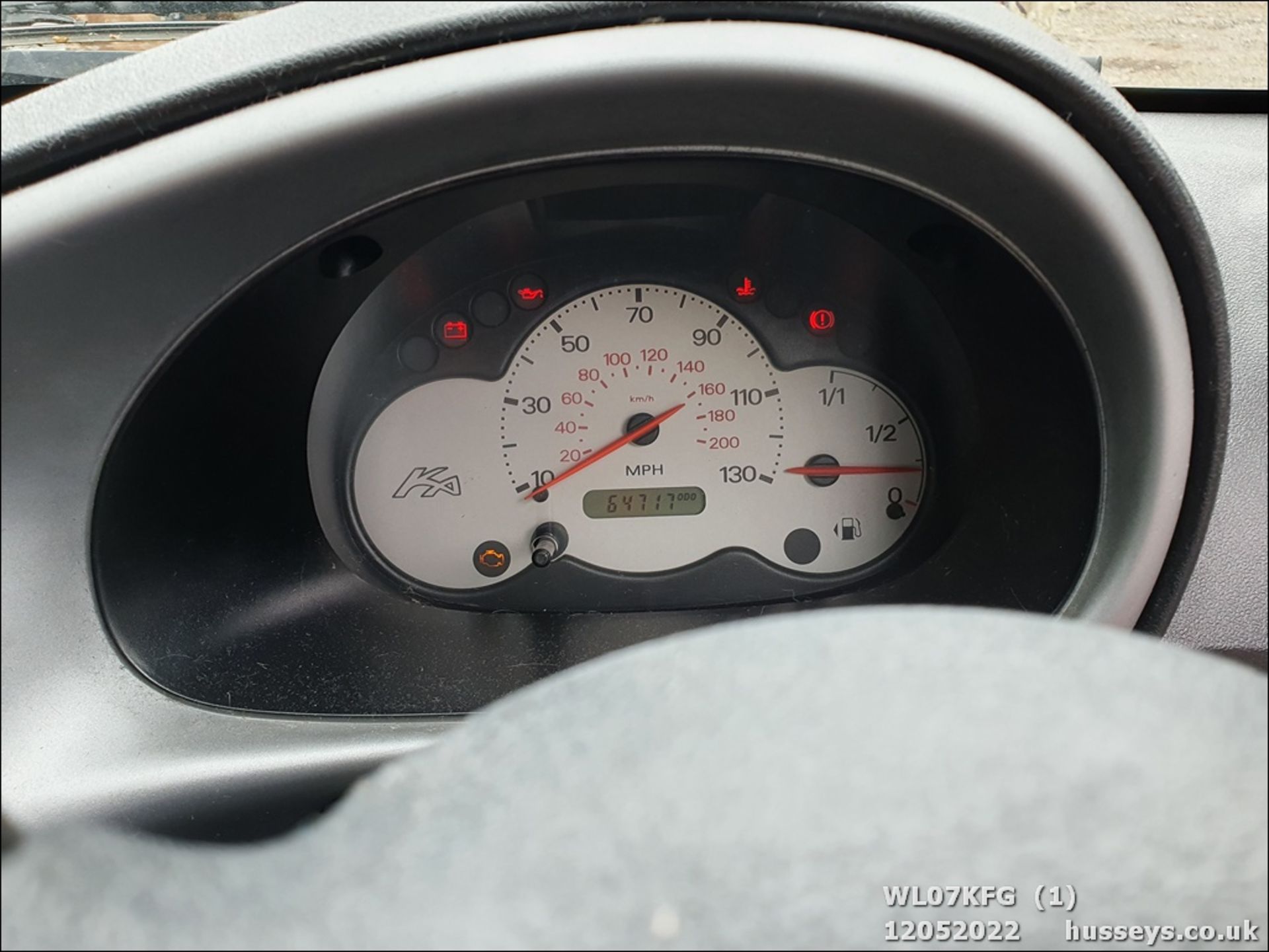 07/07 FORD KA STYLE CLIMATE - 1297cc 3dr Hatchback (Silver, 64k) - Image 35 of 35