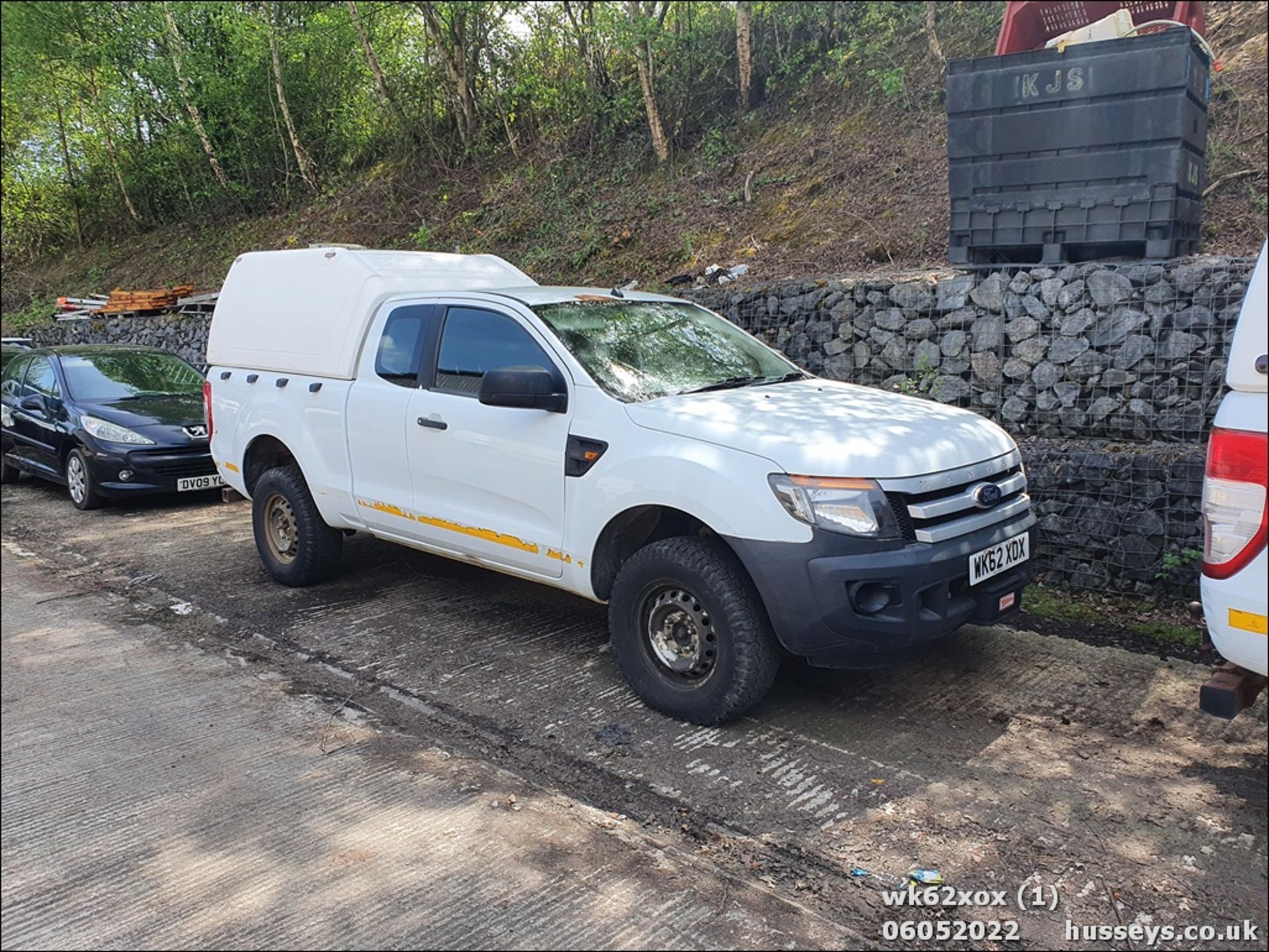 12/62 FORD RANGER XL 4X4 TDCI - 2198cc 3dr (White, 105k) - Image 2 of 34