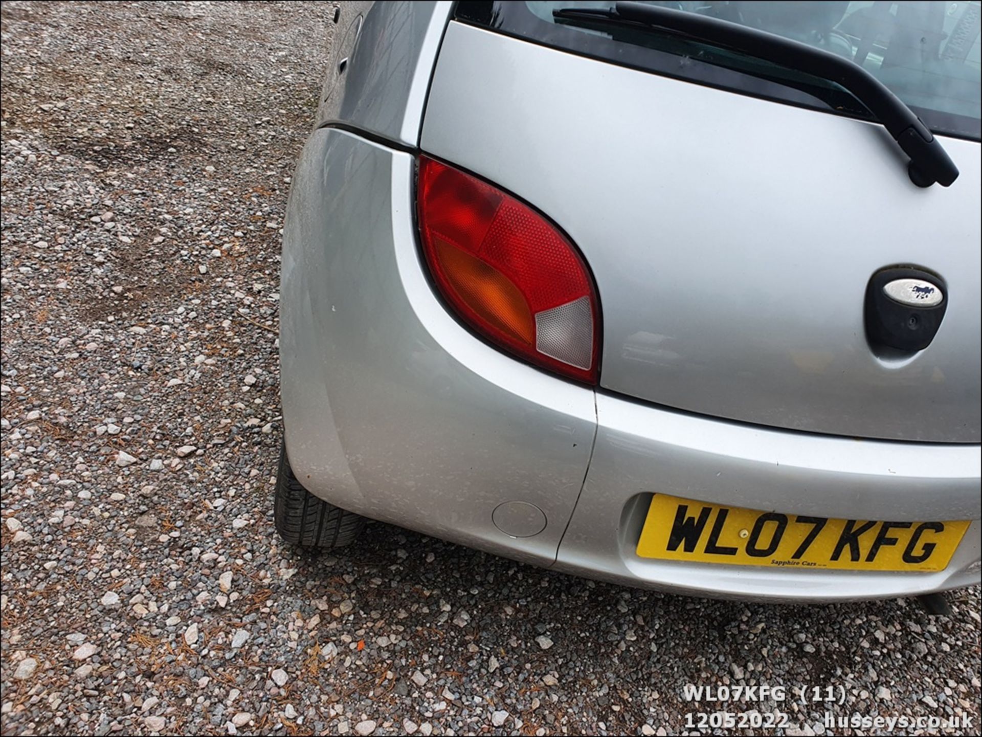 07/07 FORD KA STYLE CLIMATE - 1297cc 3dr Hatchback (Silver, 64k) - Image 13 of 35