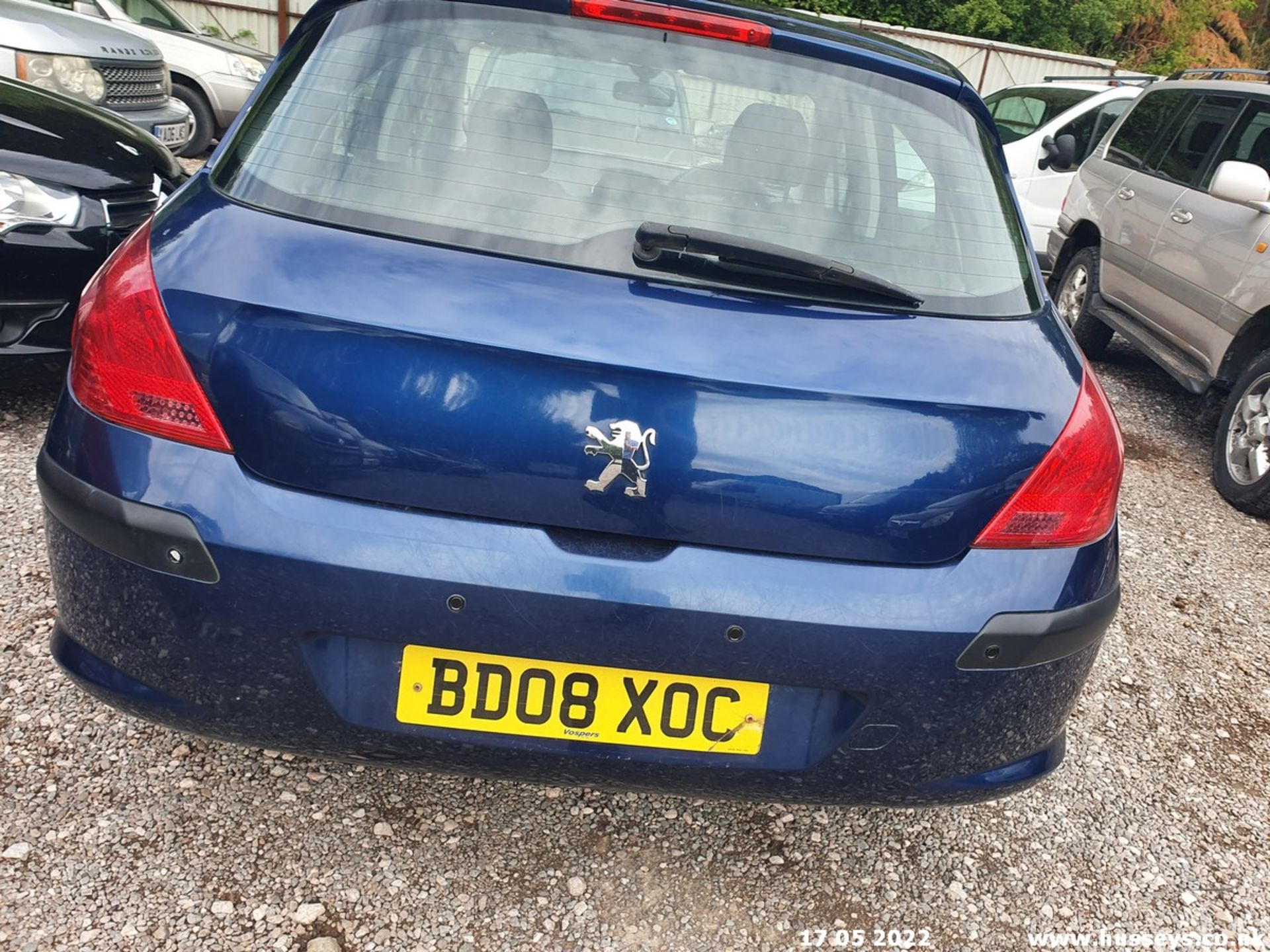 08/08 PEUGEOT 308 S HDI - 1560cc 5dr Hatchback (Blue, 89k) - Image 20 of 36