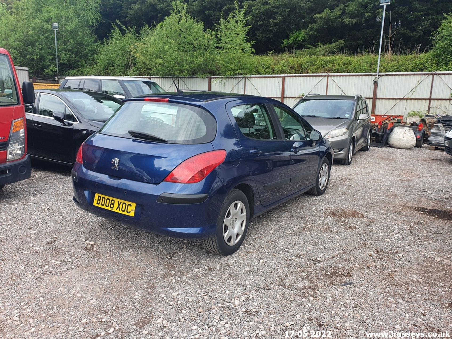 08/08 PEUGEOT 308 S HDI - 1560cc 5dr Hatchback (Blue, 89k) - Image 3 of 36