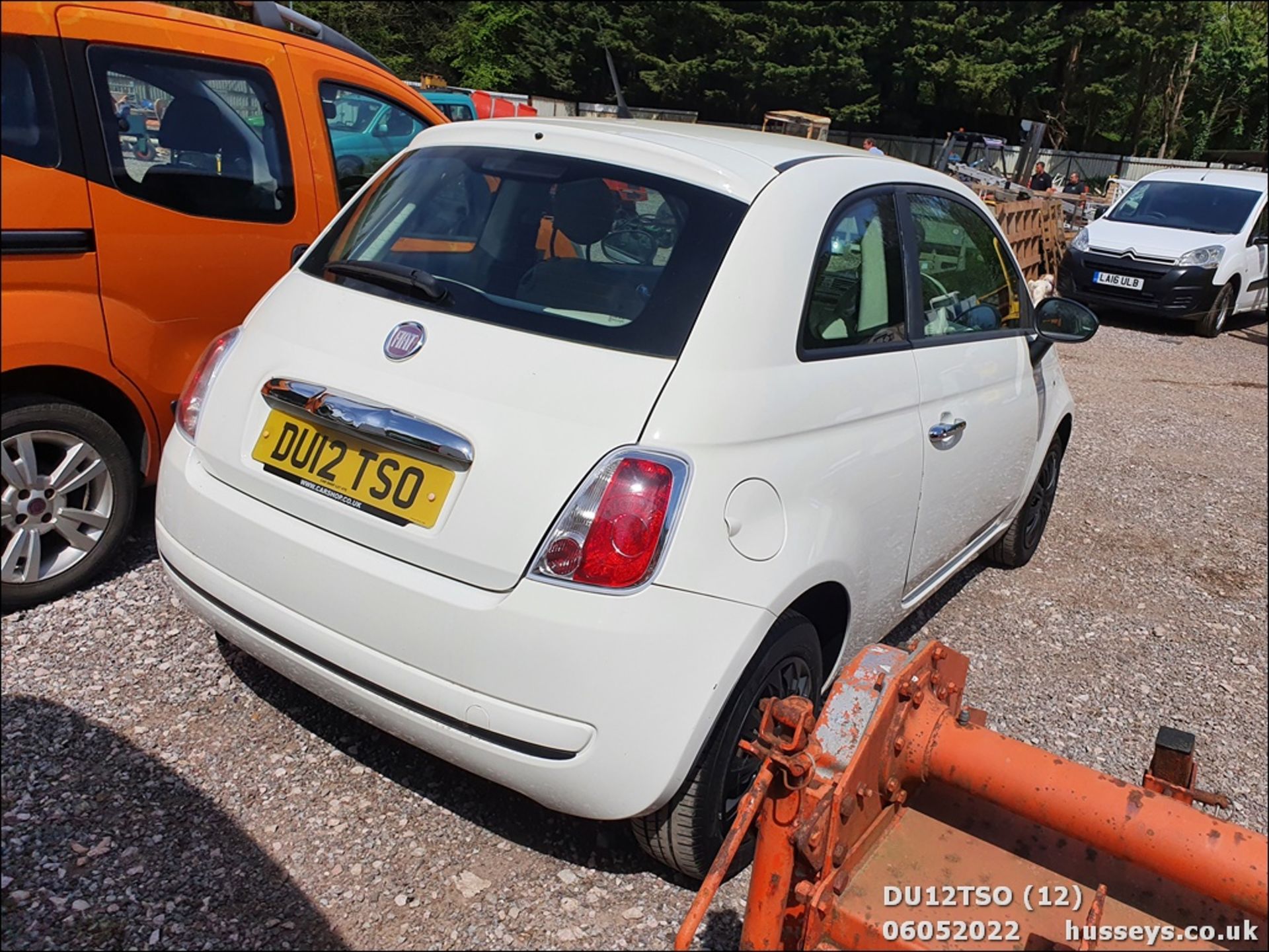 12/12 FIAT 500 POP - 1242cc 3dr Hatchback (White, 126k) - Image 12 of 30