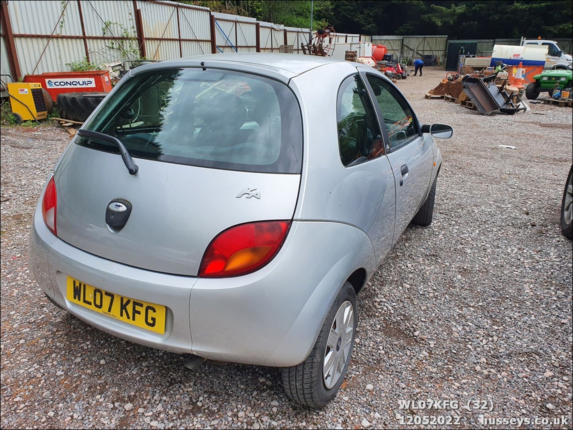 07/07 FORD KA STYLE CLIMATE - 1297cc 3dr Hatchback (Silver, 64k) - Image 28 of 35