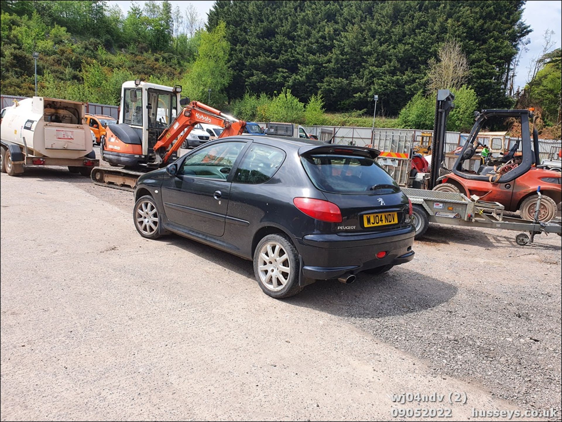 04/04 PEUGEOT 206 XSI TDI - 1997cc 3dr Hatchback (Black, 172k) - Image 3 of 43