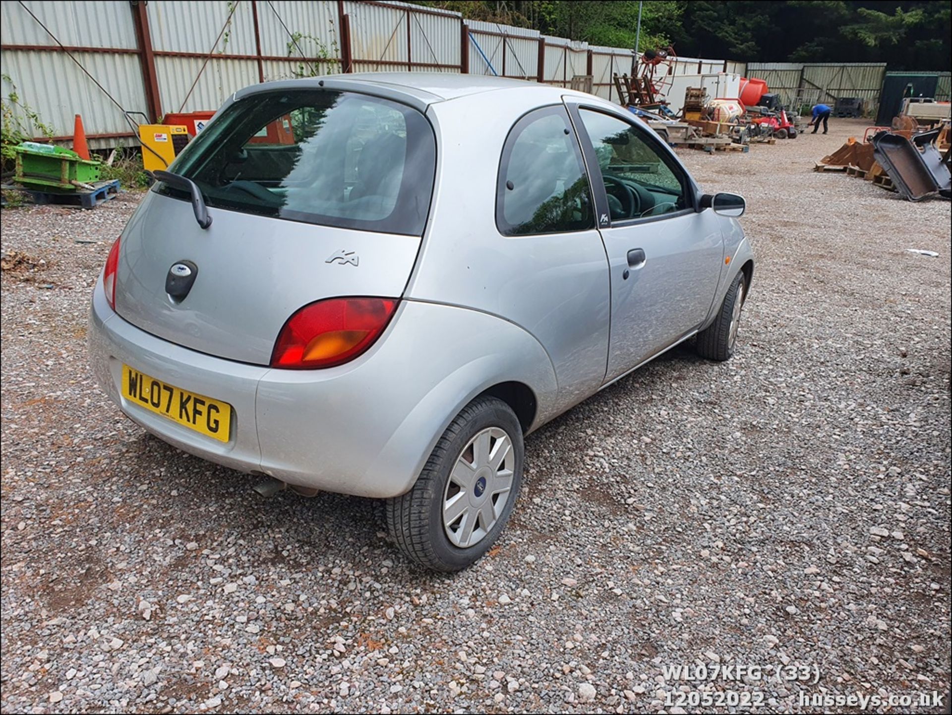 07/07 FORD KA STYLE CLIMATE - 1297cc 3dr Hatchback (Silver, 64k) - Image 29 of 35