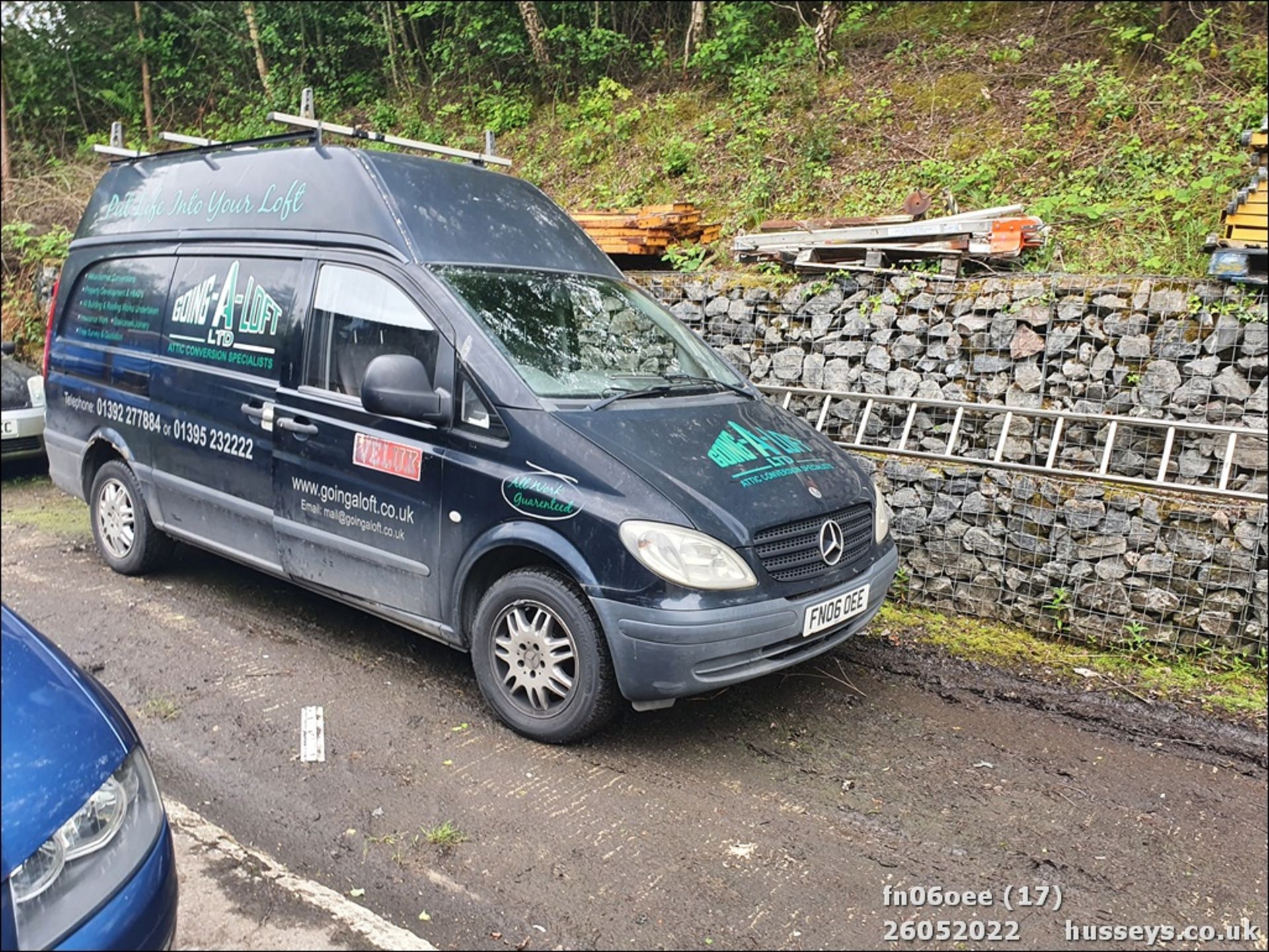 06/06 MERCEDES VITO 111 CDI LONG - 2148cc 6dr Van (Black) - Image 17 of 21