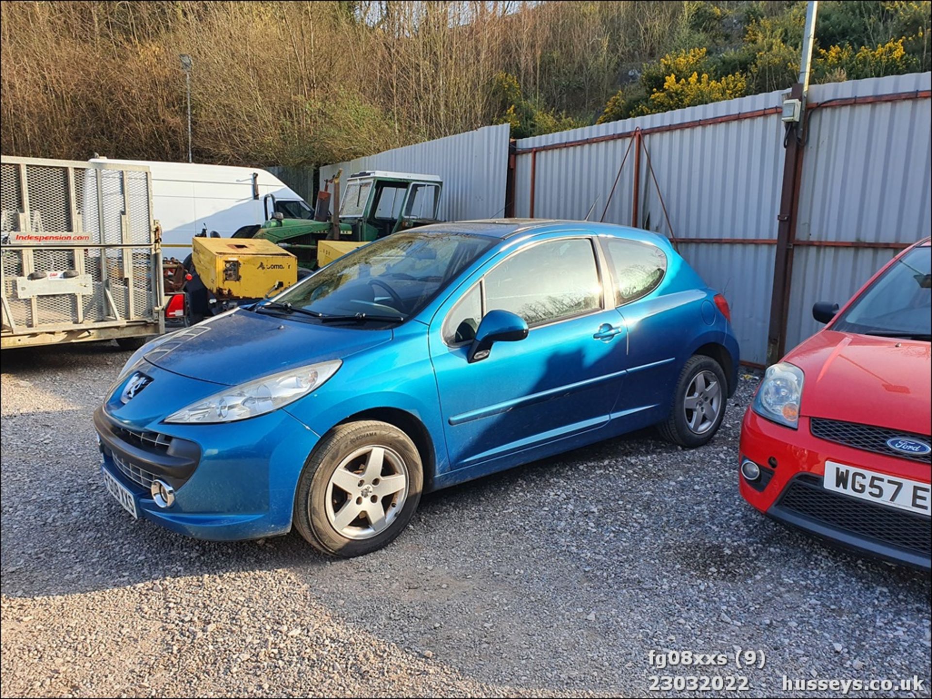 08/08 PEUGEOT 207 SPORT - 1397cc 3dr Hatchback (Blue) - Image 10 of 26