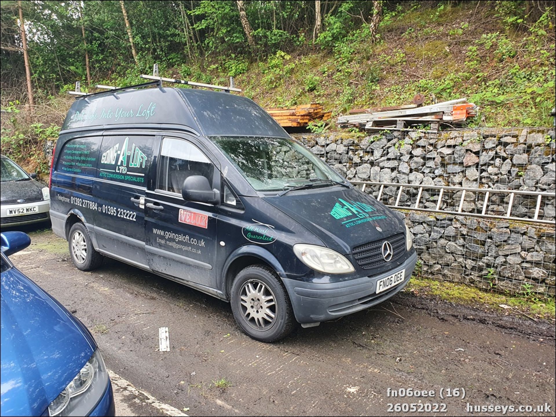 06/06 MERCEDES VITO 111 CDI LONG - 2148cc 6dr Van (Black) - Image 16 of 21