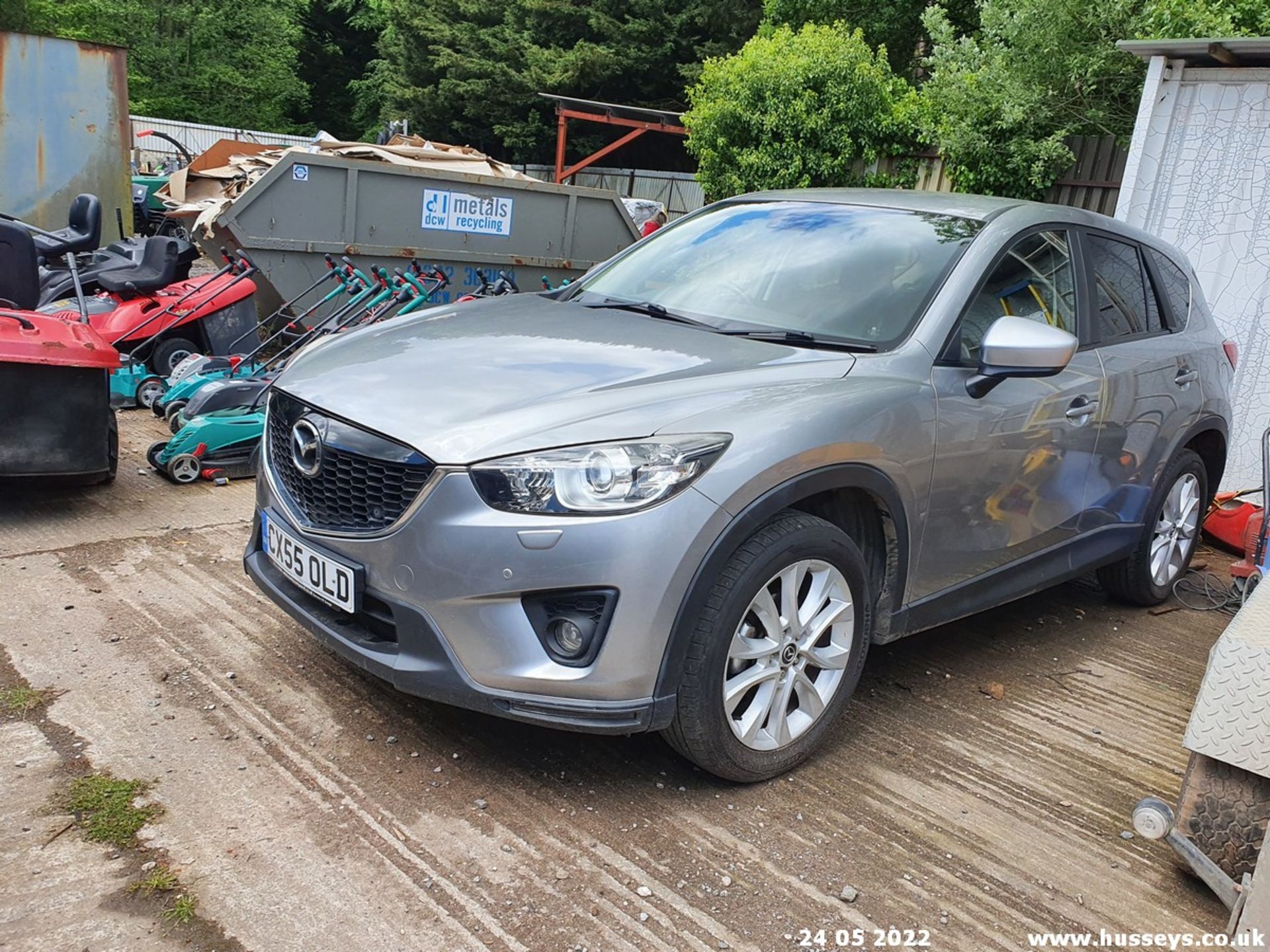 12/55 MAZDA CX-5 SPORT NAV D 4X4 AUTO - 2191cc 5dr Estate (Silver) - Image 13 of 24