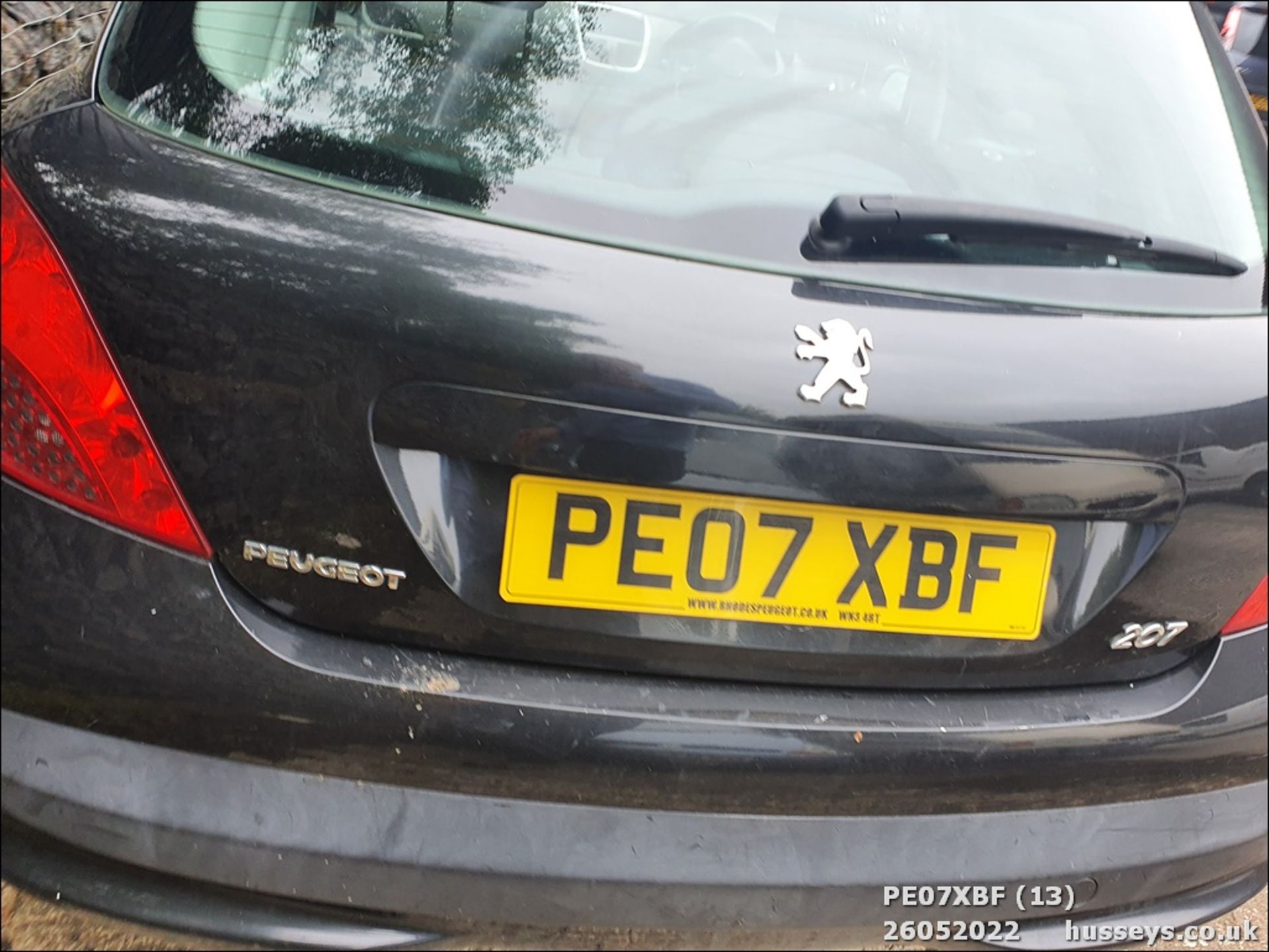 07/07 PEUGEOT 207 SPORT 87 - 1360cc 5dr Hatchback (Black) - Image 13 of 31