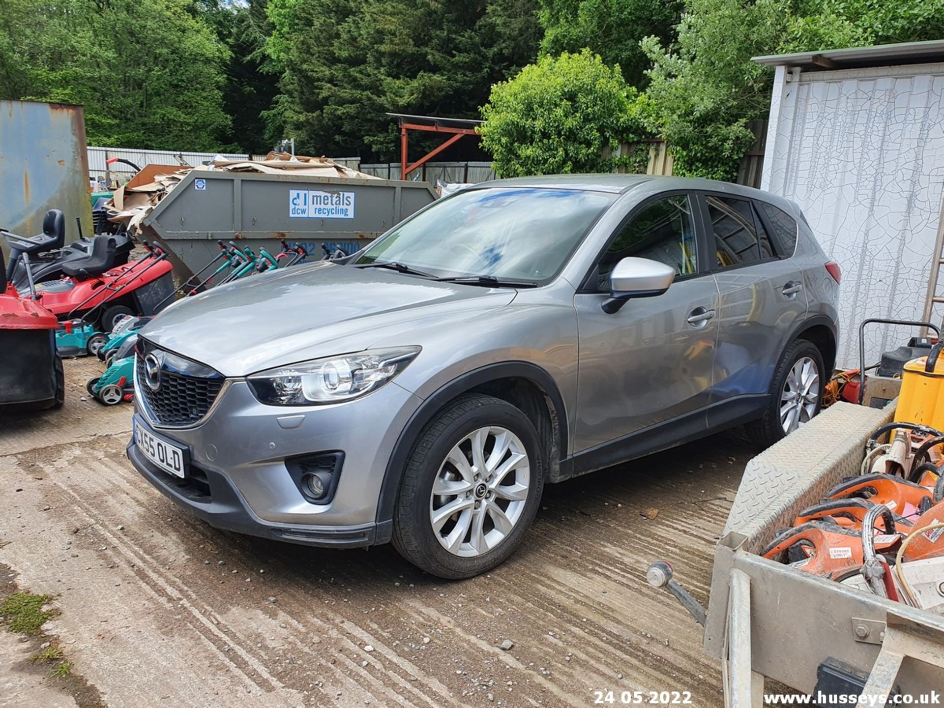 12/55 MAZDA CX-5 SPORT NAV D 4X4 AUTO - 2191cc 5dr Estate (Silver) - Image 12 of 24