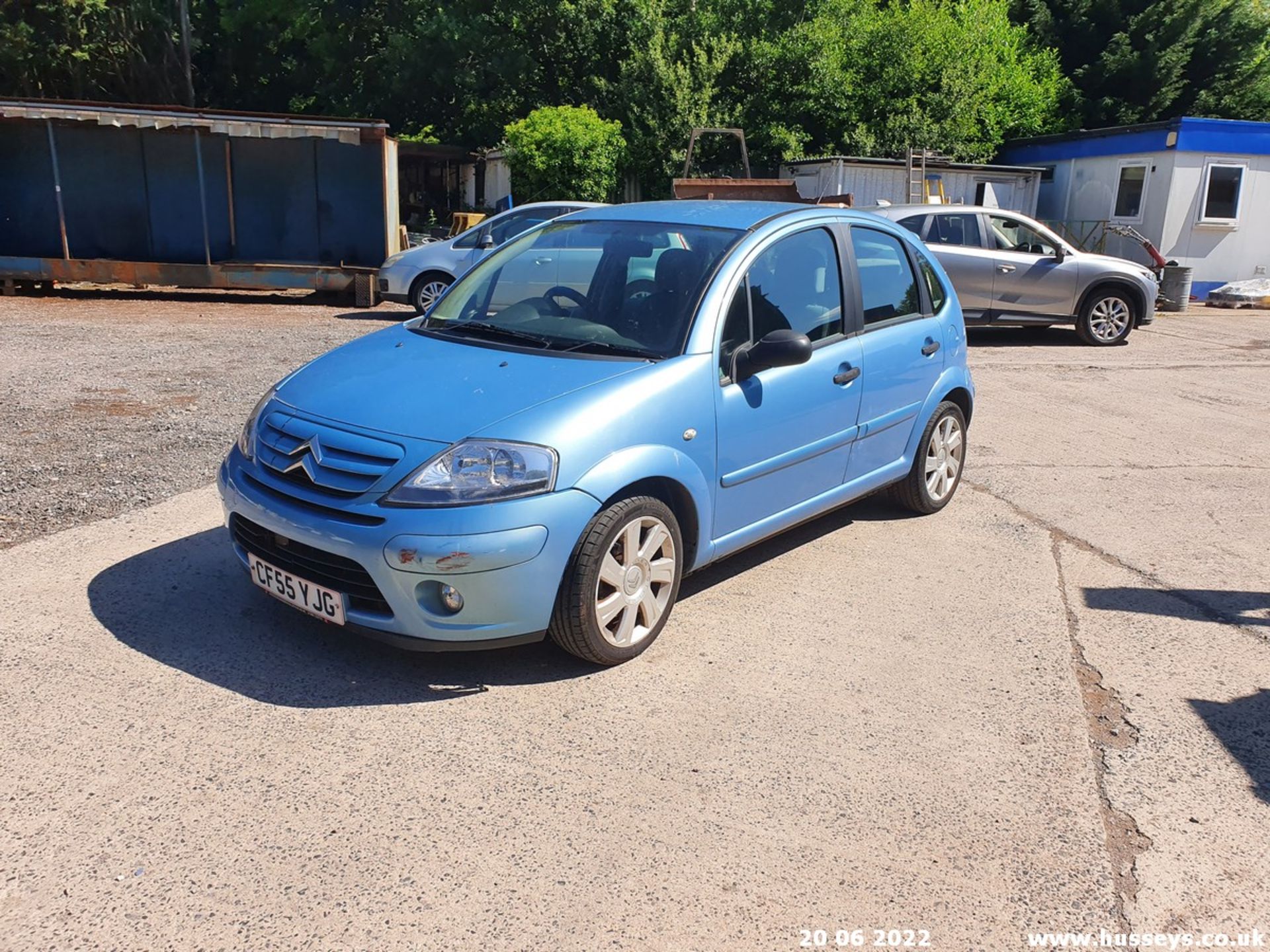 06/55 CITROEN C3 SX AUTO - 1587cc 5dr Hatchback (Blue, 75k) - Image 9 of 36