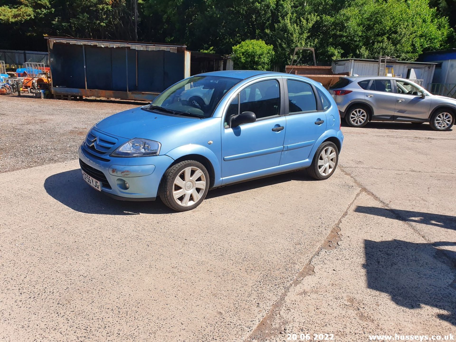 06/55 CITROEN C3 SX AUTO - 1587cc 5dr Hatchback (Blue, 75k) - Image 10 of 36