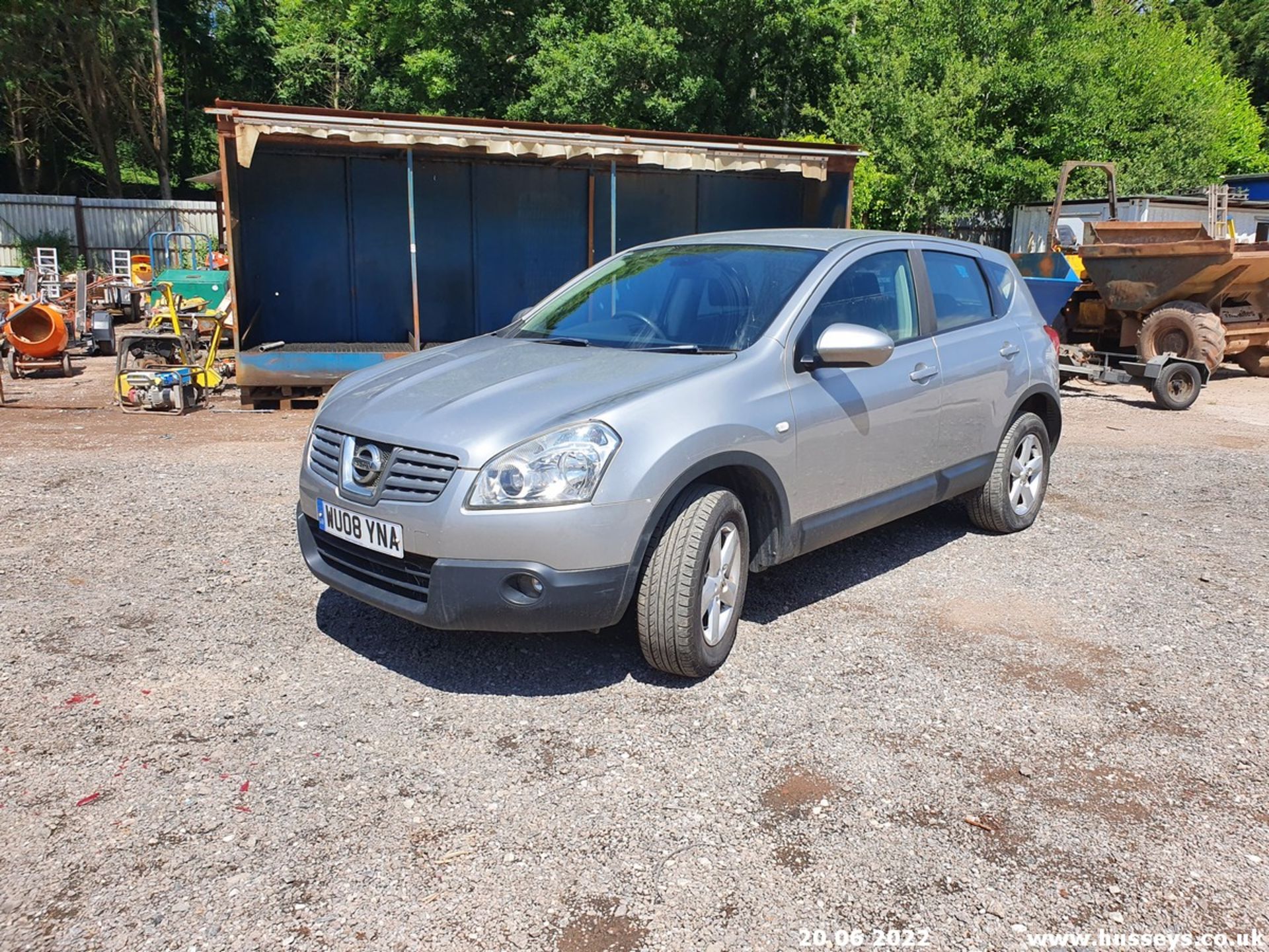 08/08 NISSAN QASHQAI ACENTA DCI 2WD - 1461cc 5dr Hatchback (Silver, 142k) - Image 38 of 38