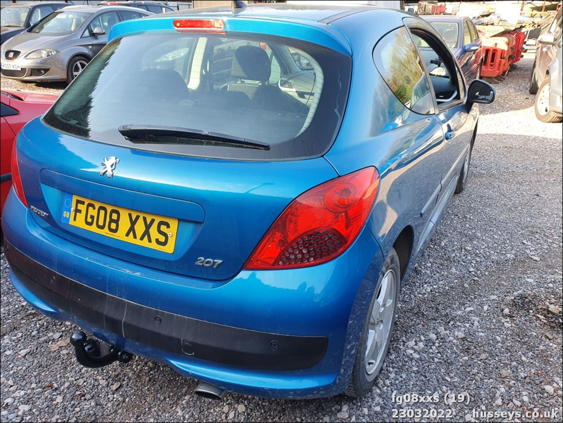 08/08 PEUGEOT 207 SPORT - 1397cc 3dr Hatchback (Blue) - Image 19 of 26