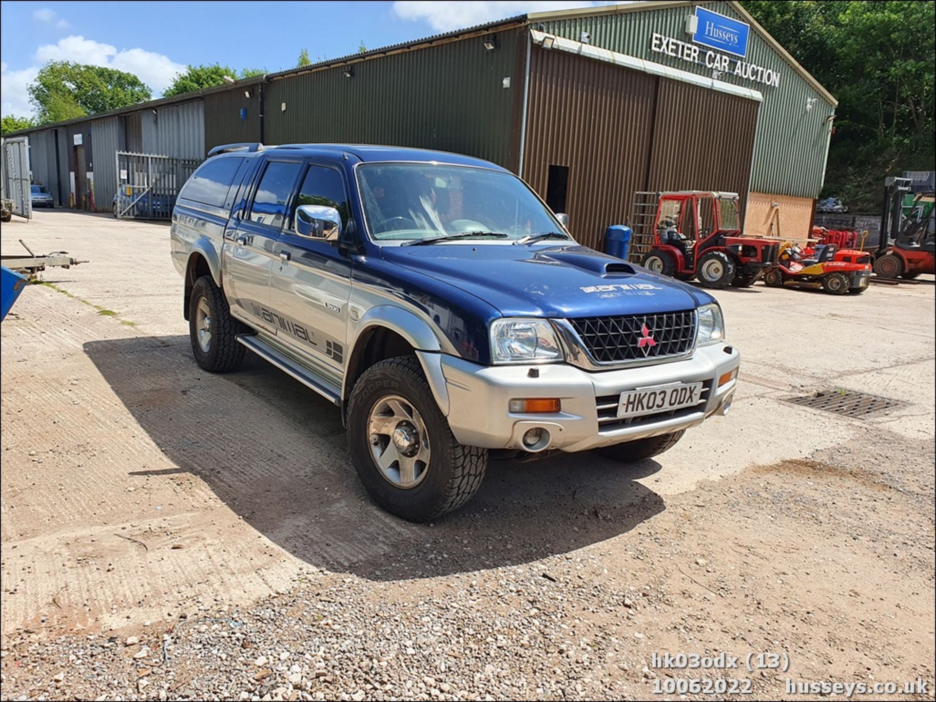 03/03 MITSUBISHI L200 ANIMAL LWB 4WD - 2477cc 2dr 4x4 (Blue/silver, 91k) - Image 13 of 29