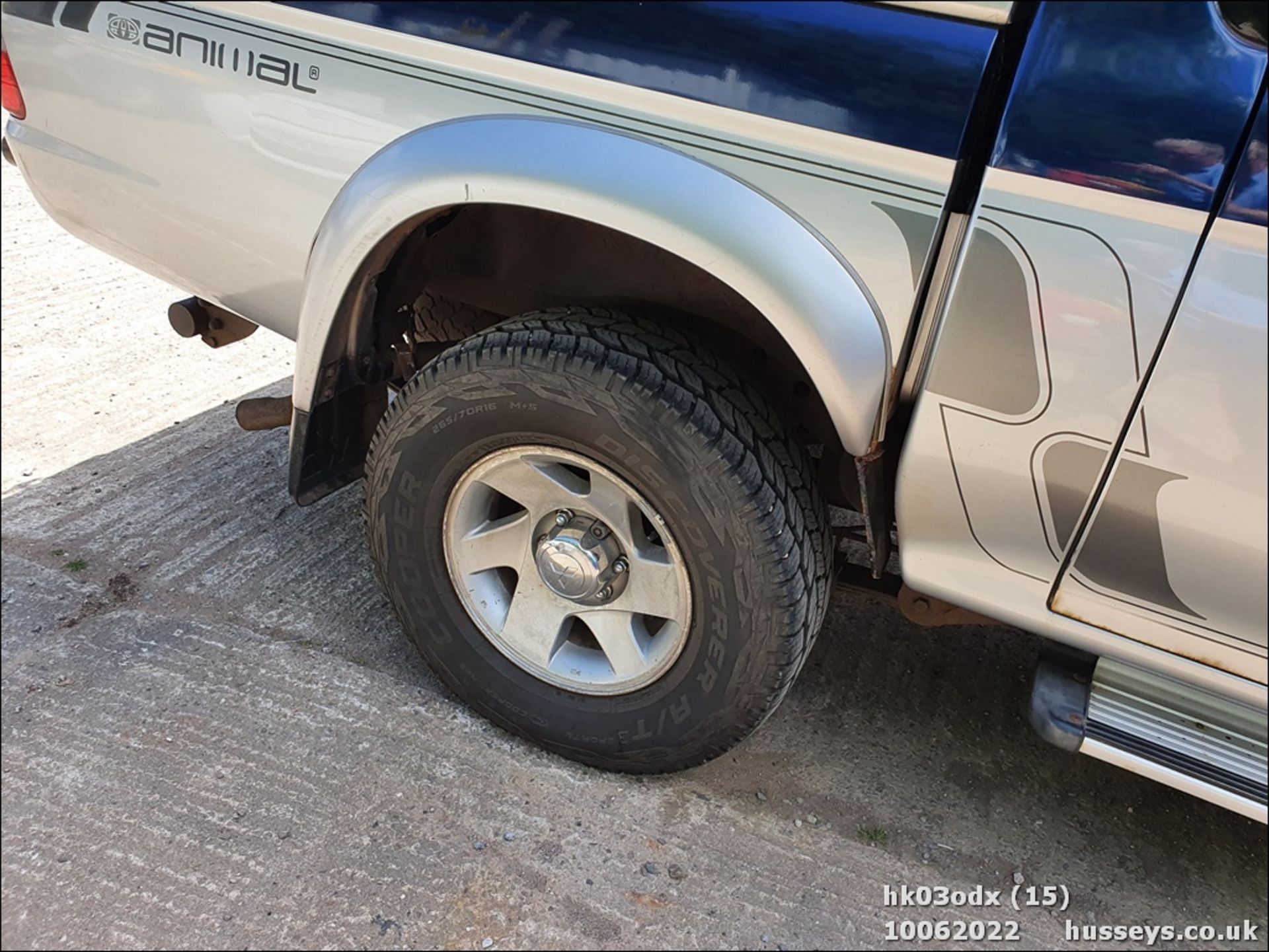 03/03 MITSUBISHI L200 ANIMAL LWB 4WD - 2477cc 2dr 4x4 (Blue/silver, 91k) - Image 15 of 29