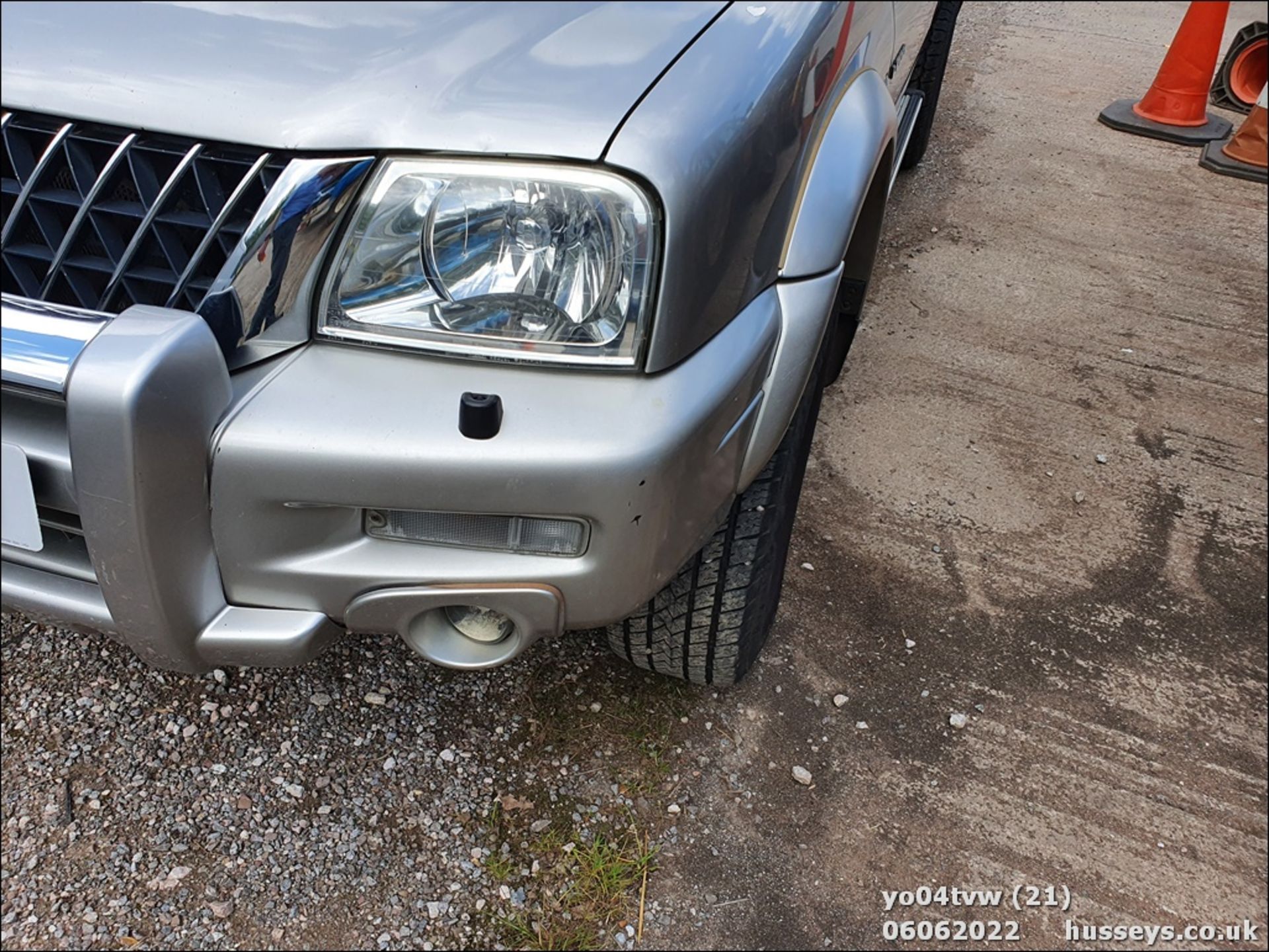 04/04 MITSUBISHI L200 WARRIOR LWB - 2477cc 2dr 4x4 (Silver, 140k) - Image 21 of 33