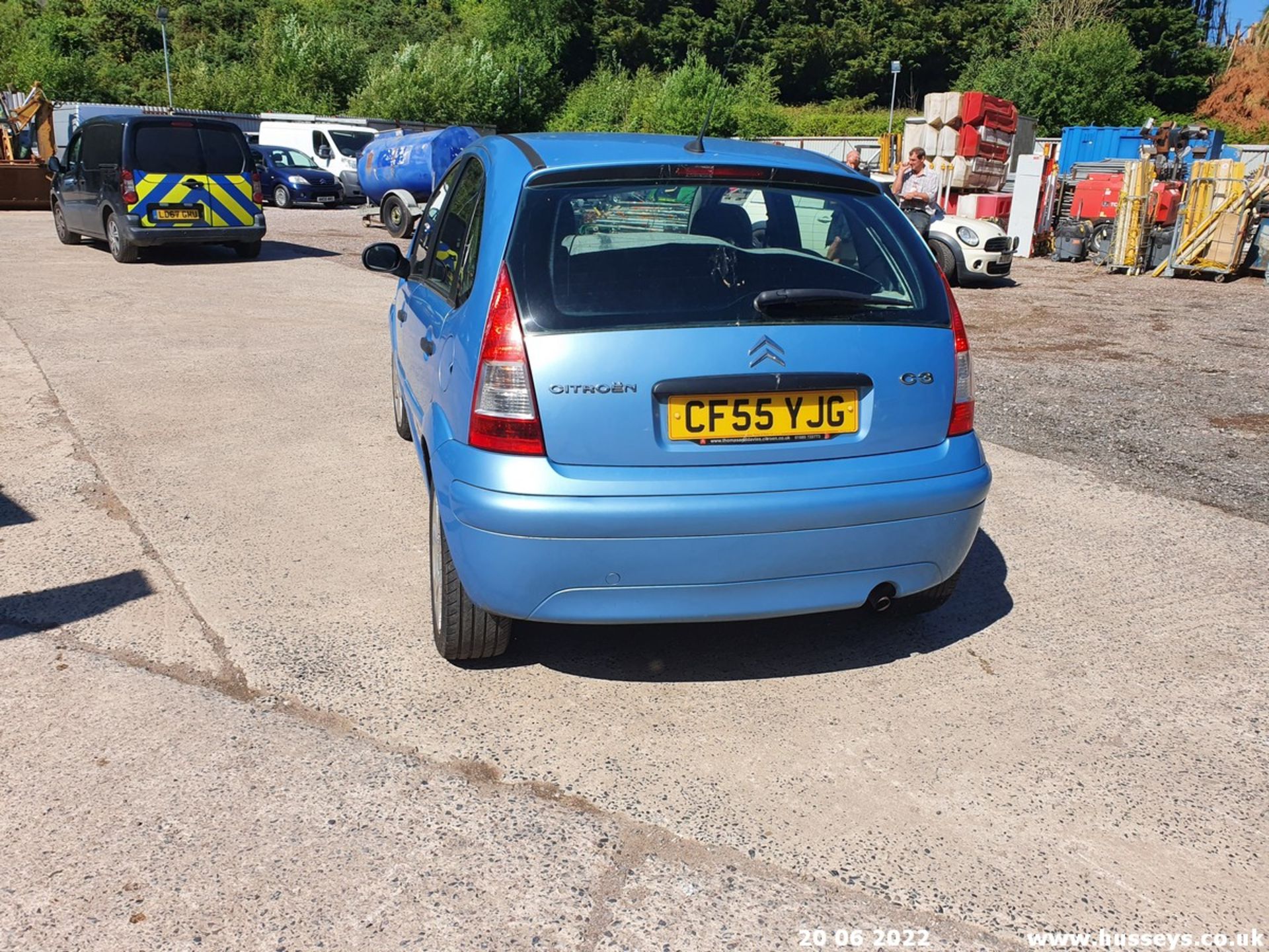 06/55 CITROEN C3 SX AUTO - 1587cc 5dr Hatchback (Blue, 75k) - Image 17 of 36