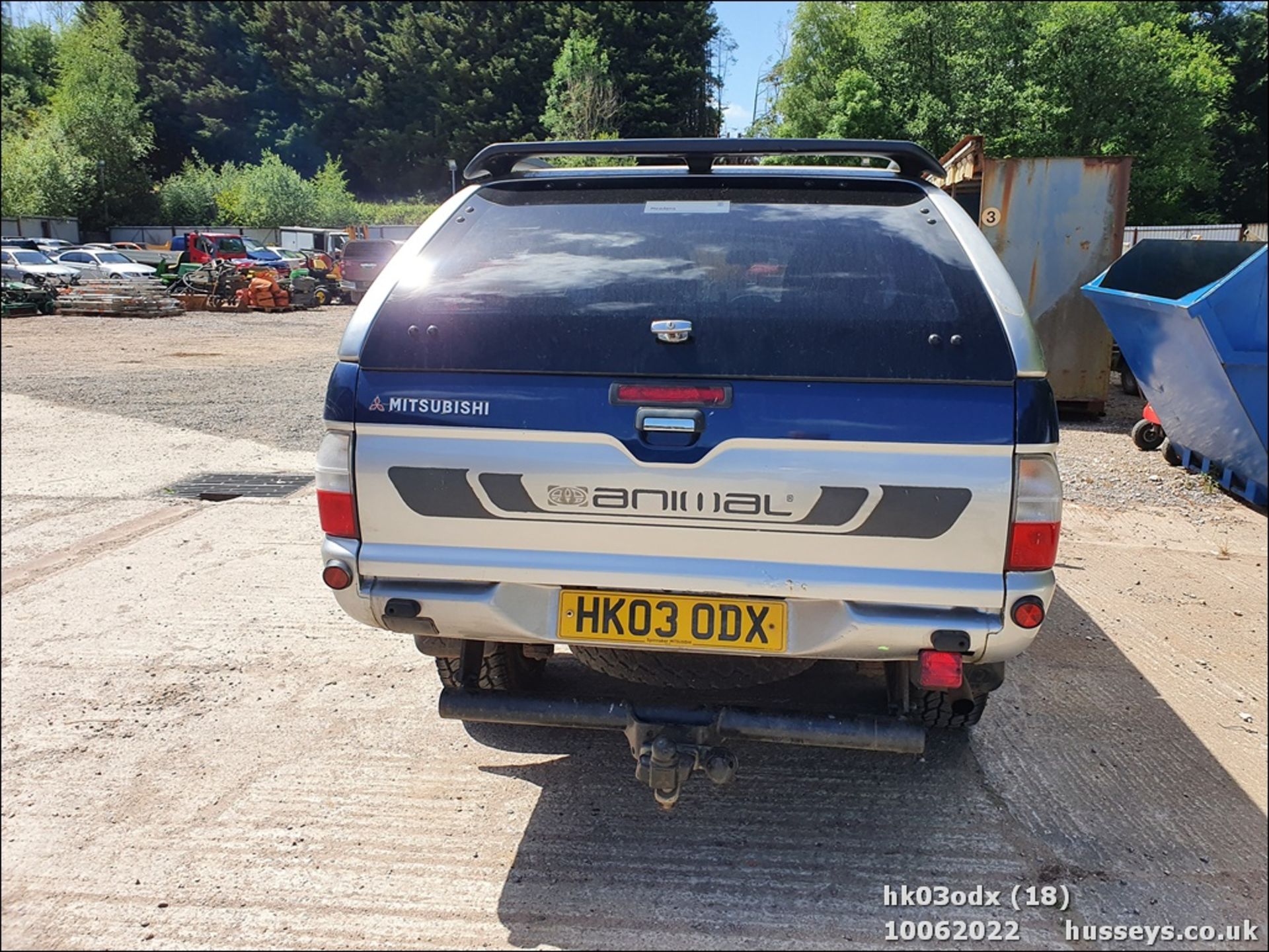 03/03 MITSUBISHI L200 ANIMAL LWB 4WD - 2477cc 2dr 4x4 (Blue/silver, 91k) - Image 18 of 29