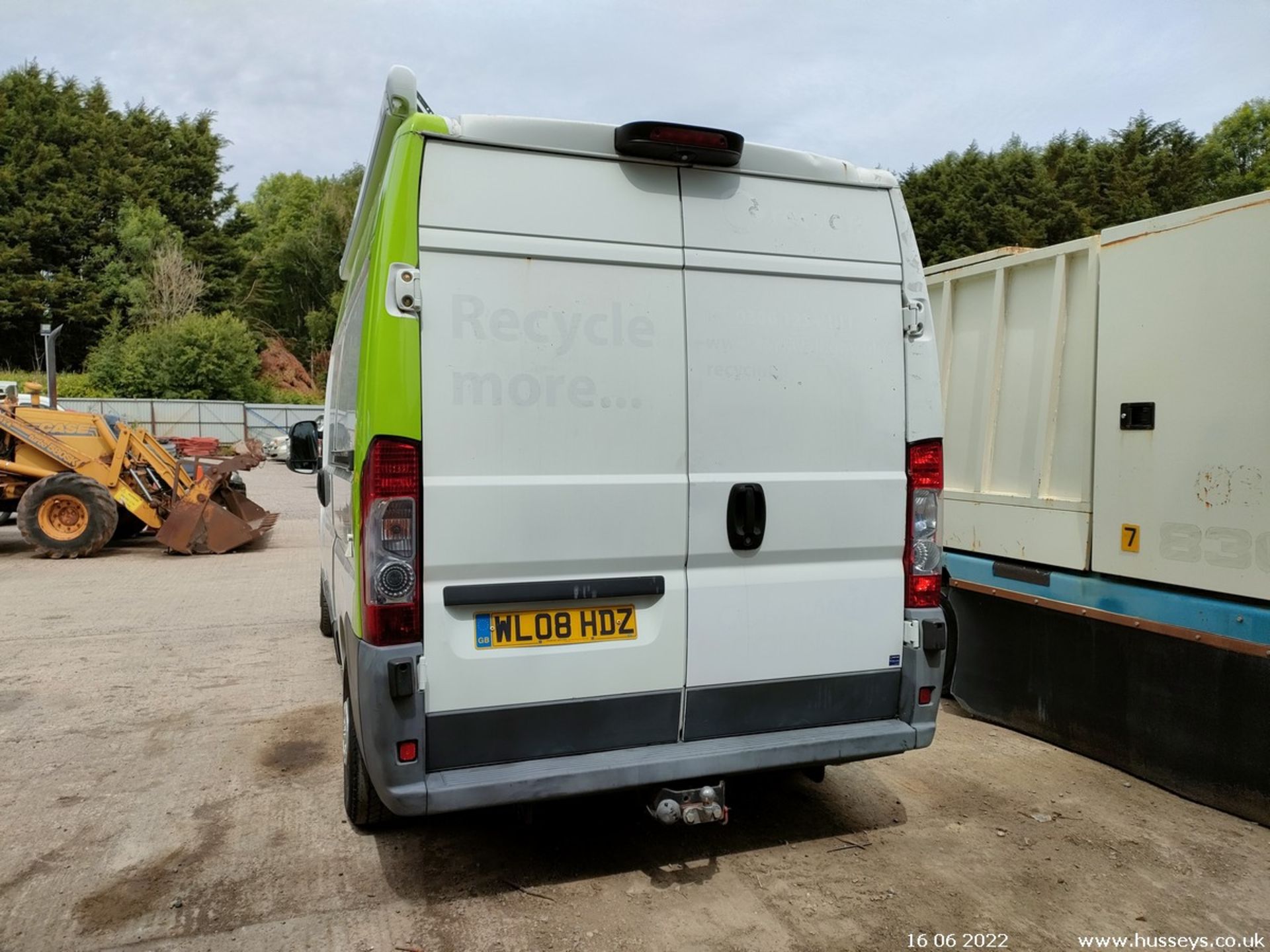 08/08 PEUGEOT BOXER 333 MWB - 2198cc 5dr Van (White, 42k) - Image 9 of 21