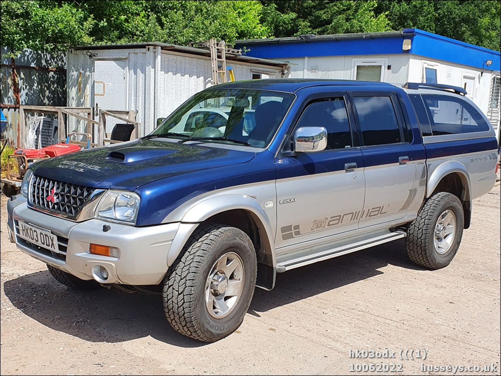 03/03 MITSUBISHI L200 ANIMAL LWB 4WD - 2477cc 2dr 4x4 (Blue/silver, 91k)