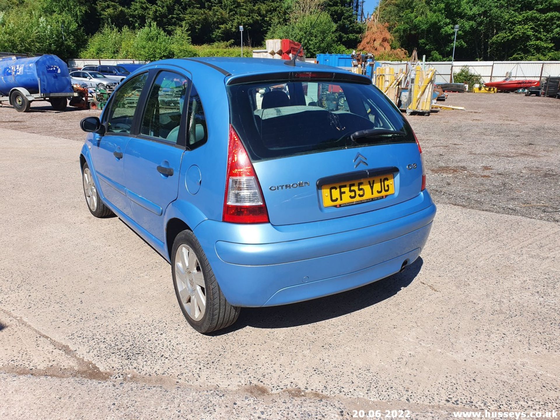 06/55 CITROEN C3 SX AUTO - 1587cc 5dr Hatchback (Blue, 75k) - Image 16 of 36