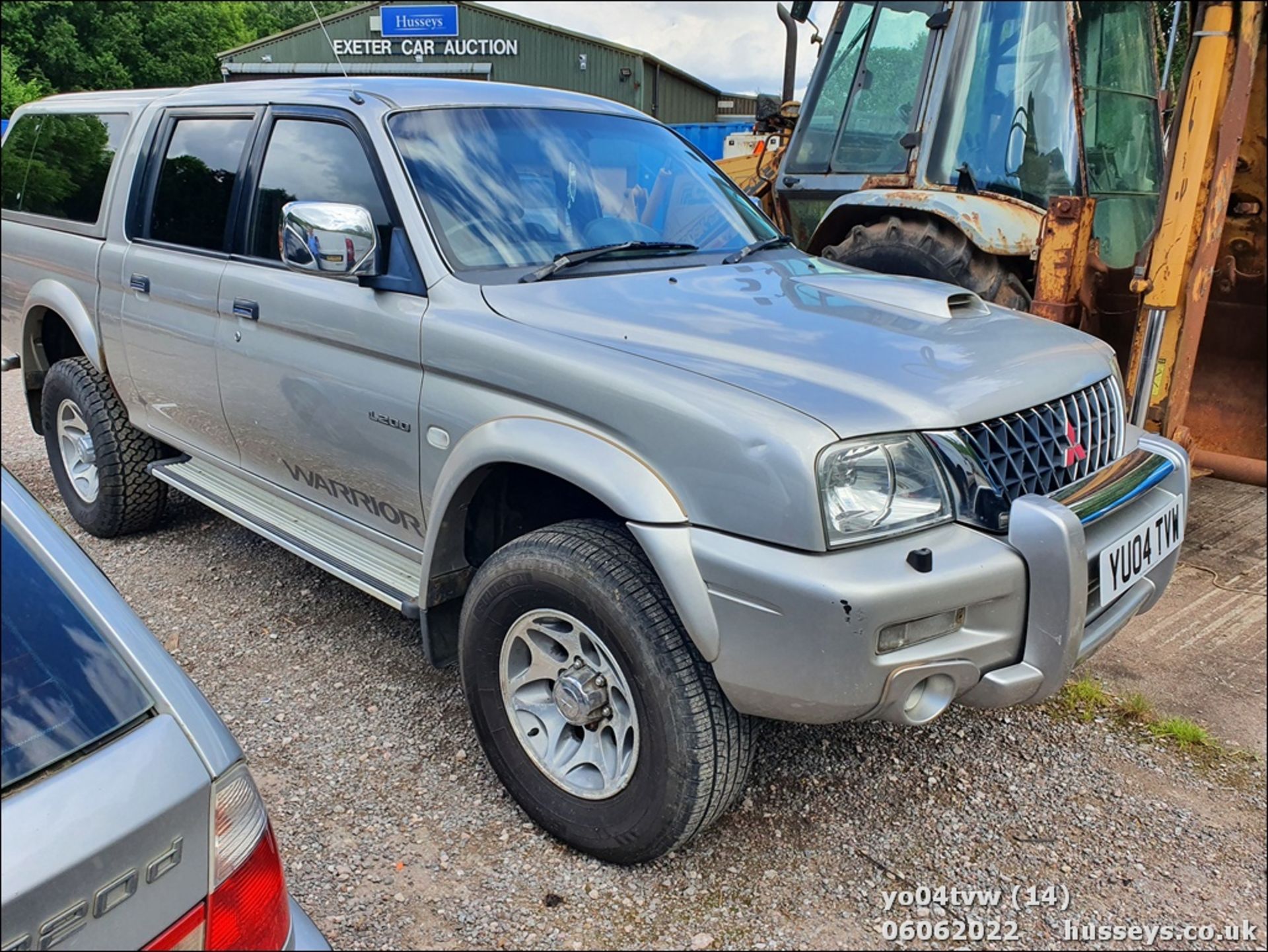 04/04 MITSUBISHI L200 WARRIOR LWB - 2477cc 2dr 4x4 (Silver, 140k) - Image 14 of 33