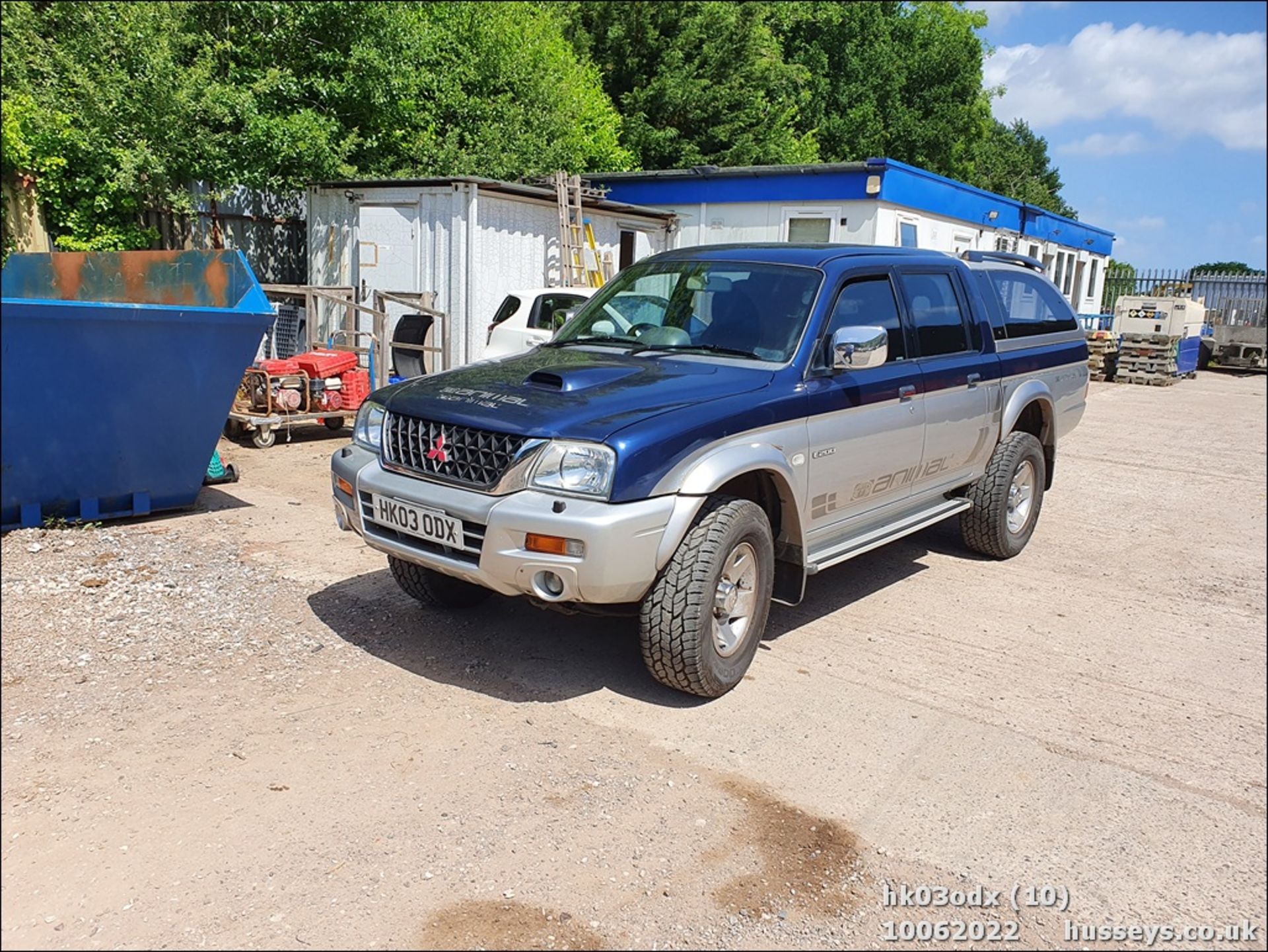 03/03 MITSUBISHI L200 ANIMAL LWB 4WD - 2477cc 2dr 4x4 (Blue/silver, 91k) - Image 10 of 29