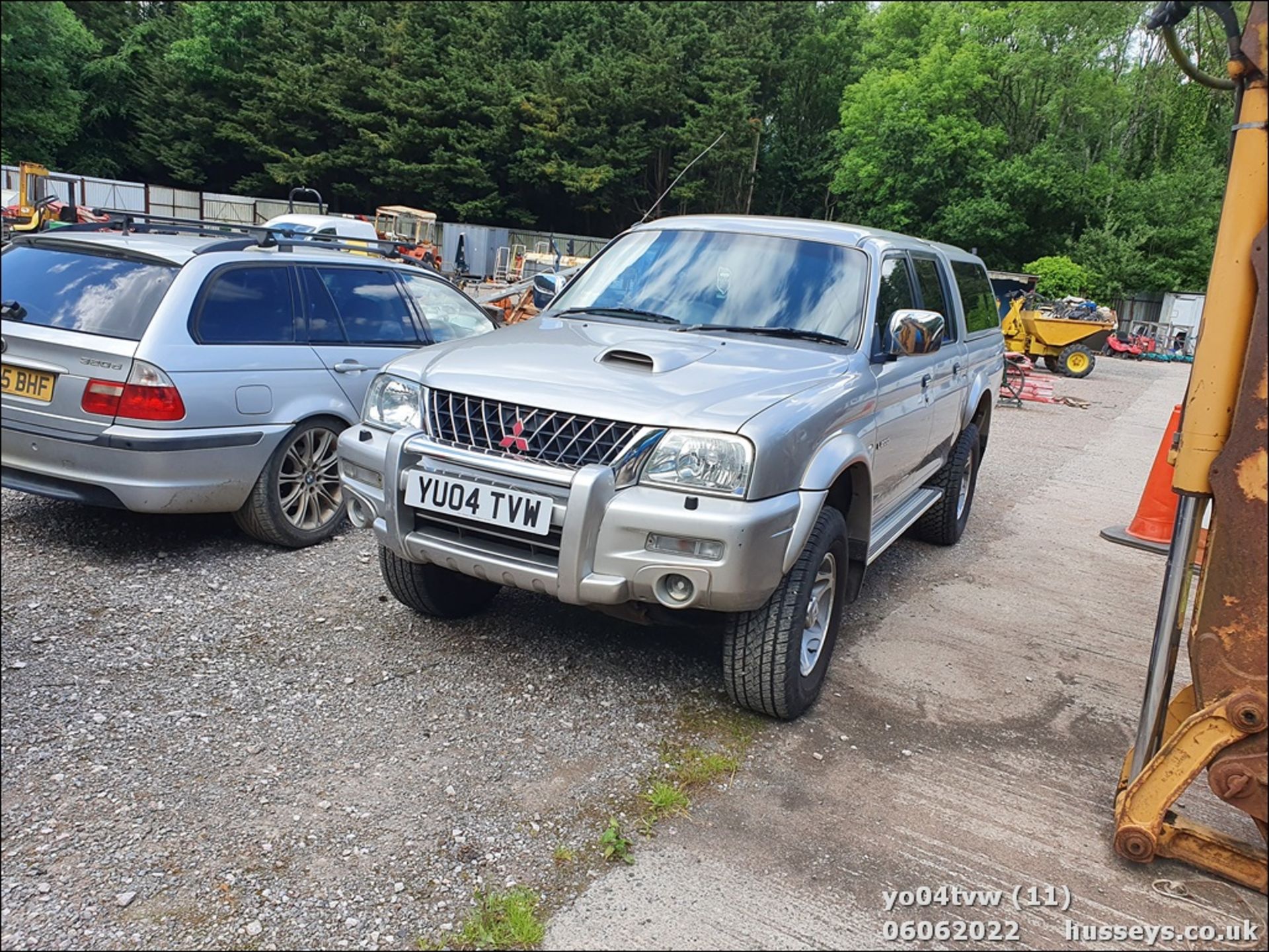 04/04 MITSUBISHI L200 WARRIOR LWB - 2477cc 2dr 4x4 (Silver, 140k) - Image 11 of 33