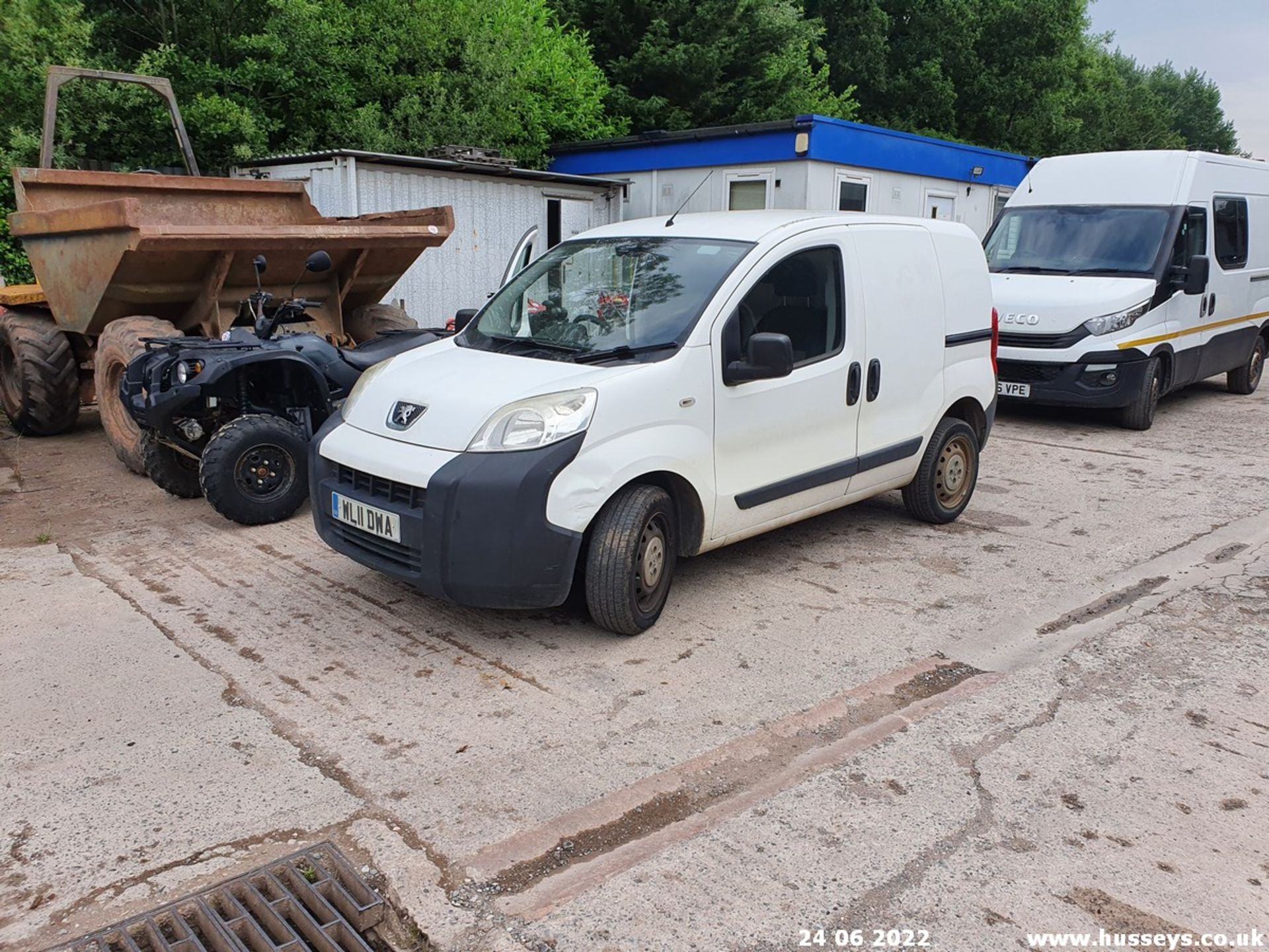 11/11 PEUGEOT BIPPER S HDI - 1399cc 5dr Van (White, 79k) - Image 2 of 37