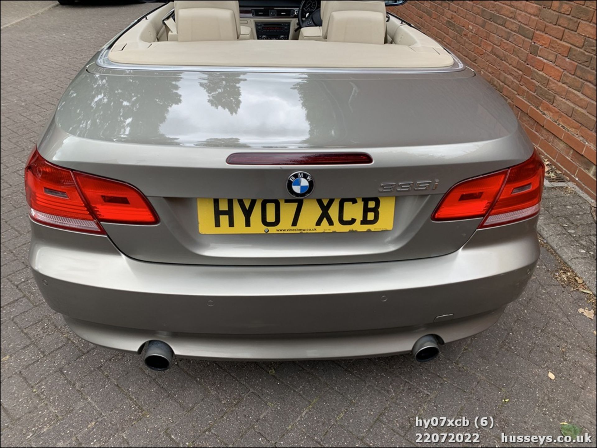 07/07 BMW 335I SE AUTO - 2979cc 2dr Convertible (Bronze, 95k) - Image 11 of 24