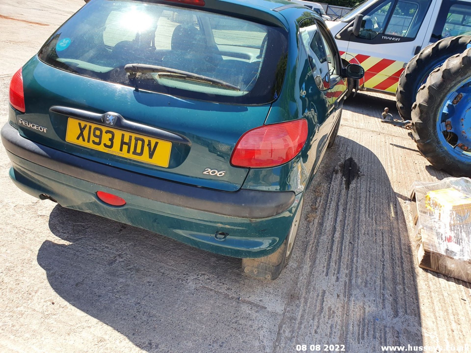 2001 PEUGEOT 206 LX AUTO - 1360cc 3dr Hatchback (Green) - Image 7 of 22