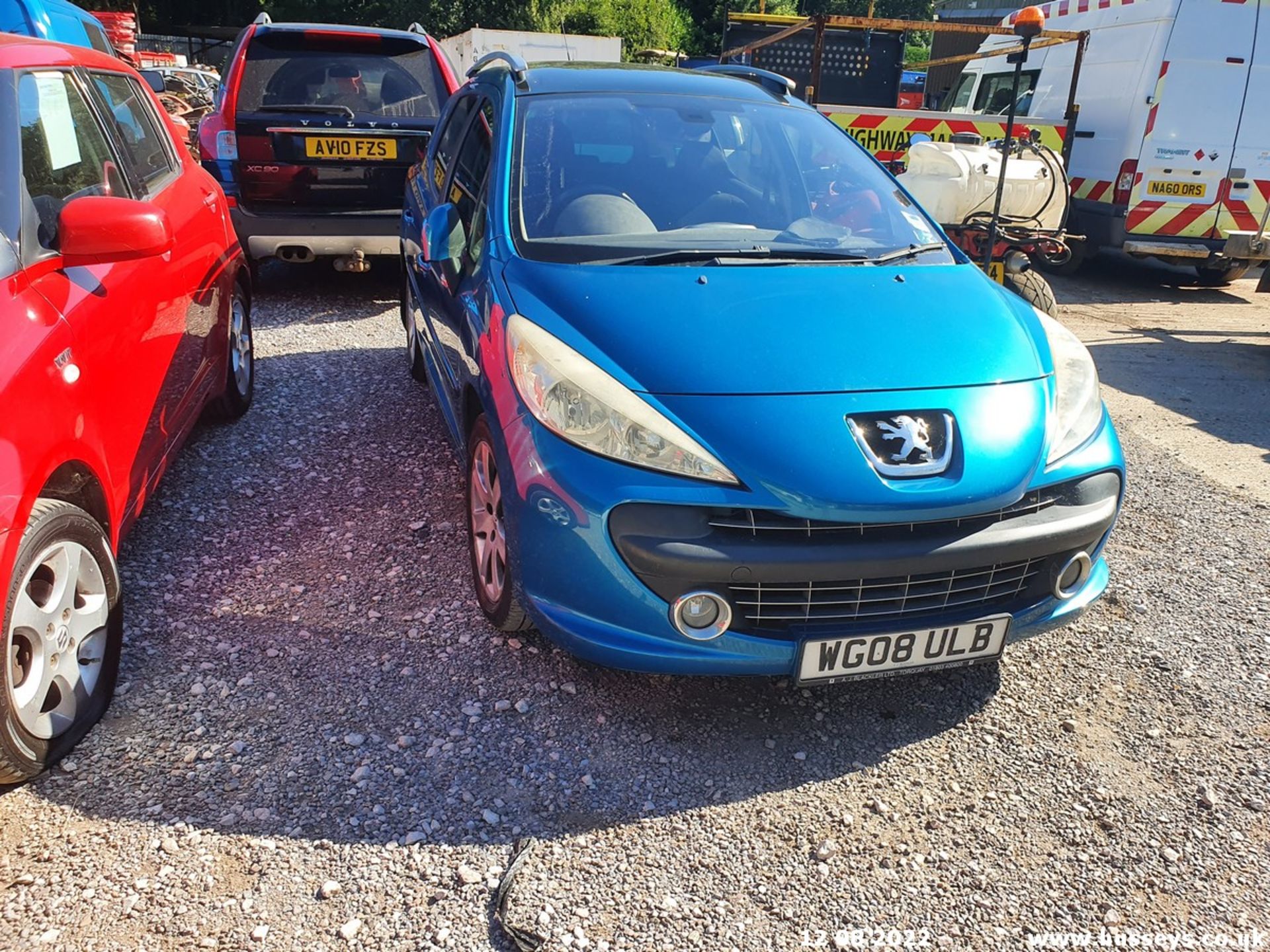 08/08 PEUGEOT 207 SPORT SW - 1598cc 5dr Estate (Blue, 91k) - Image 7 of 28