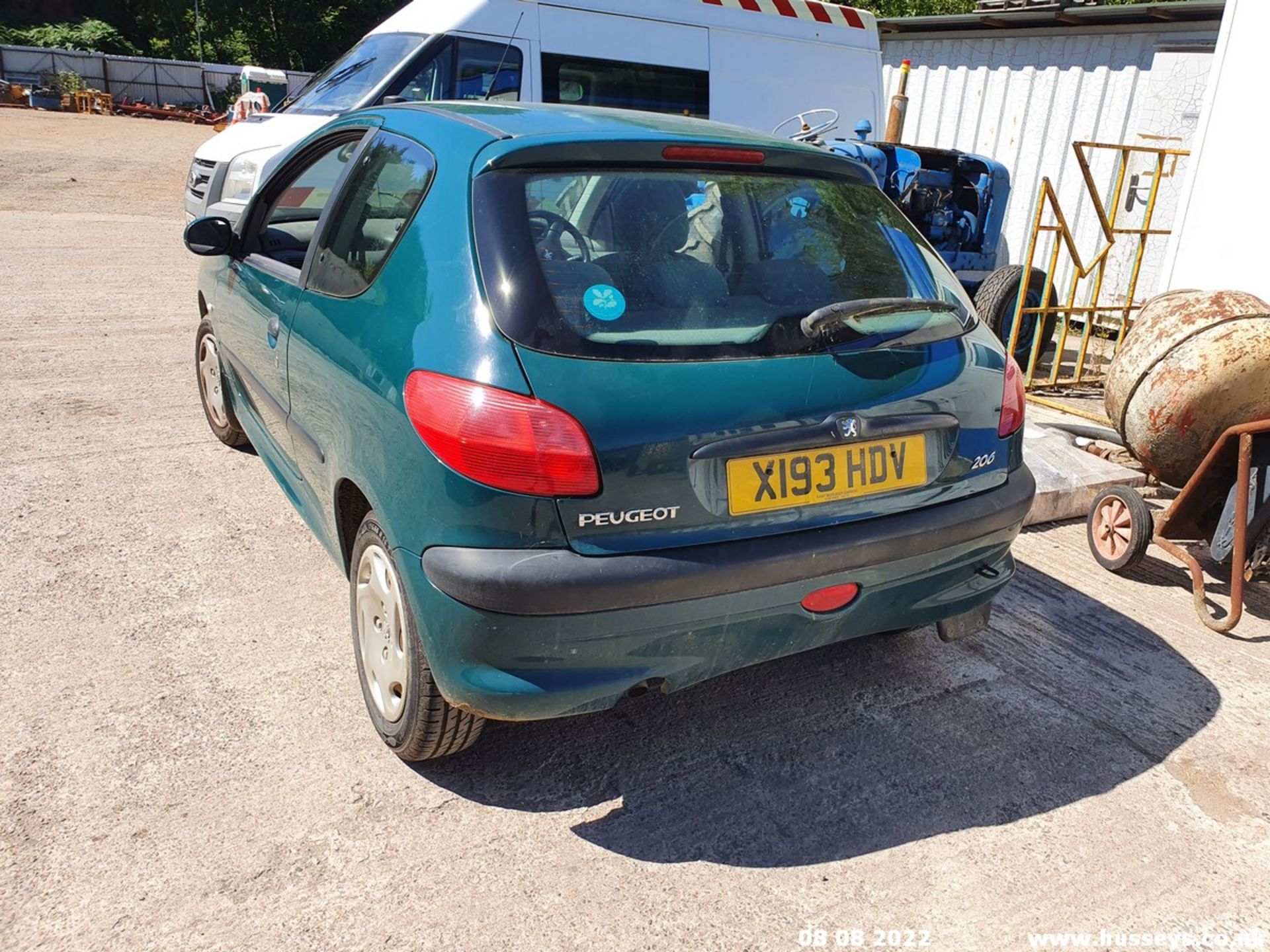 2001 PEUGEOT 206 LX AUTO - 1360cc 3dr Hatchback (Green) - Image 10 of 22