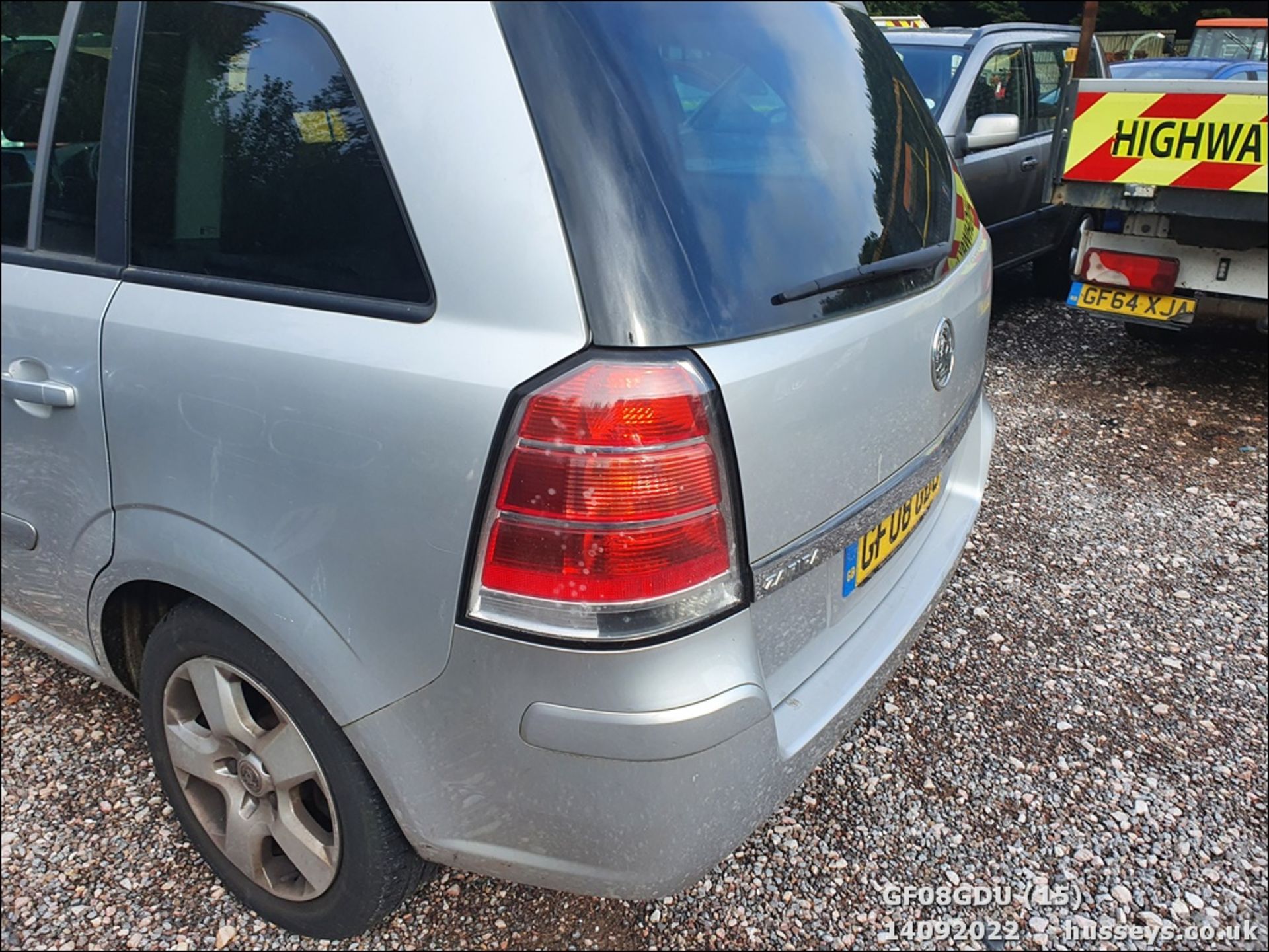 08/08 VAUXHALL ZAFIRA BREEZE - 1598cc 5dr MPV (Silver) - Image 15 of 31