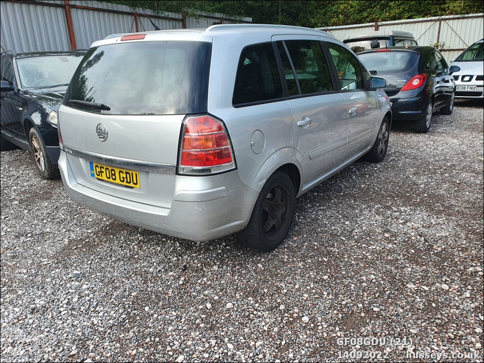 08/08 VAUXHALL ZAFIRA BREEZE - 1598cc 5dr MPV (Silver) - Image 21 of 31