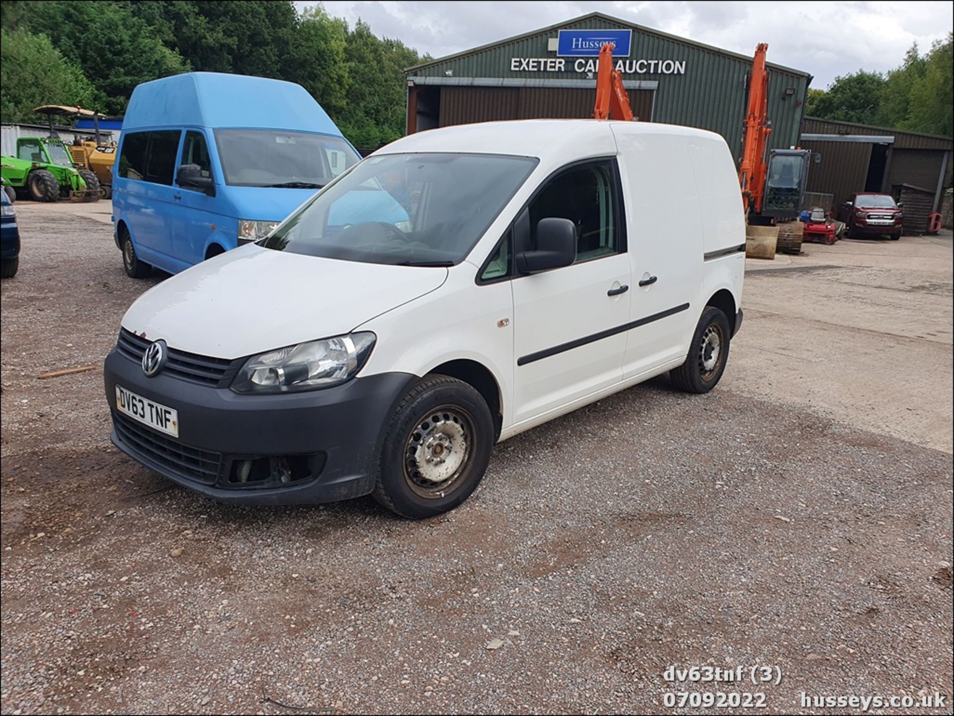 13/63 VOLKSWAGEN CADDY C20 TDI 75 - 1598cc 5dr Van (White) - Image 3 of 27