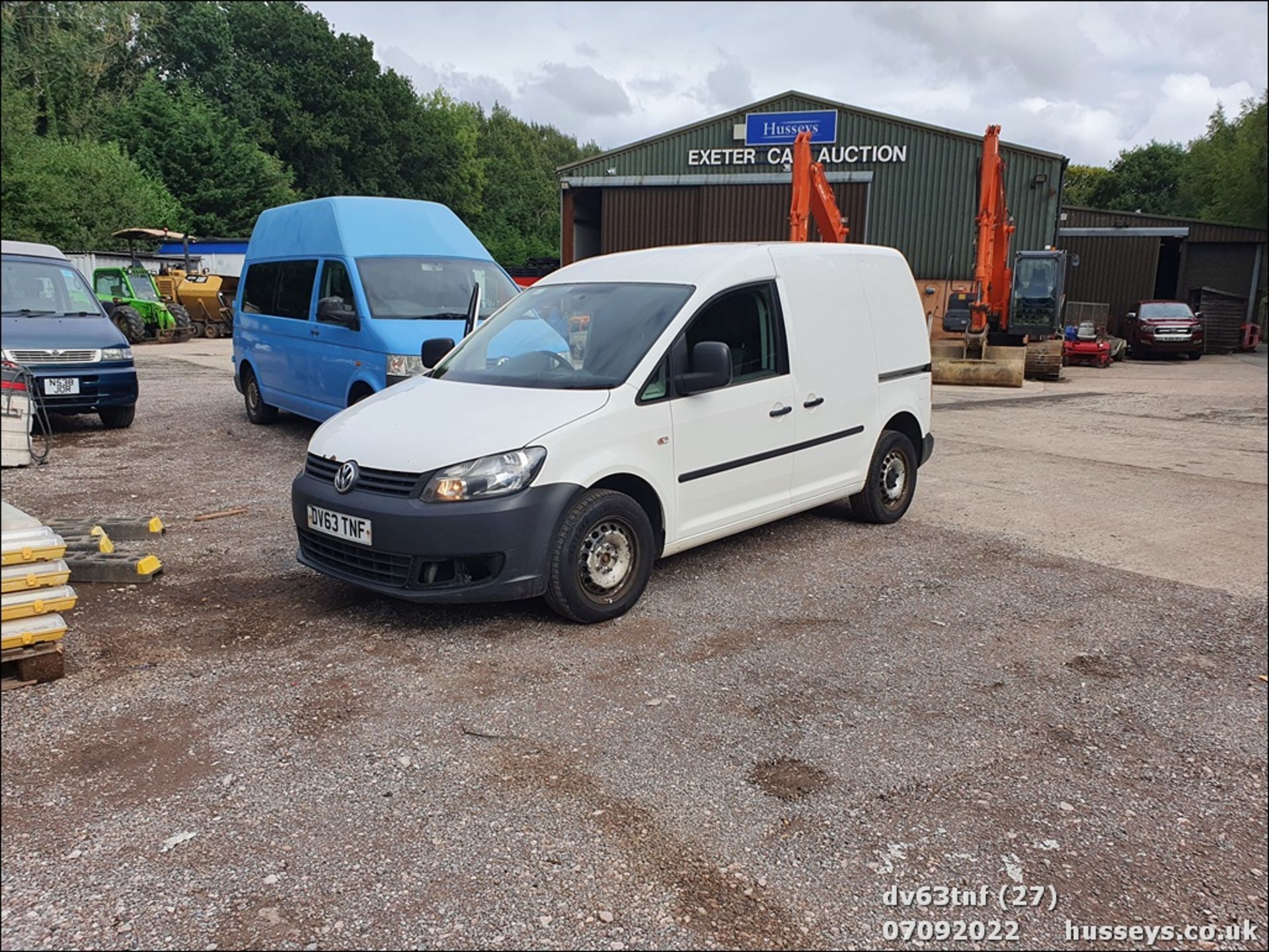 13/63 VOLKSWAGEN CADDY C20 TDI 75 - 1598cc 5dr Van (White) - Image 27 of 27