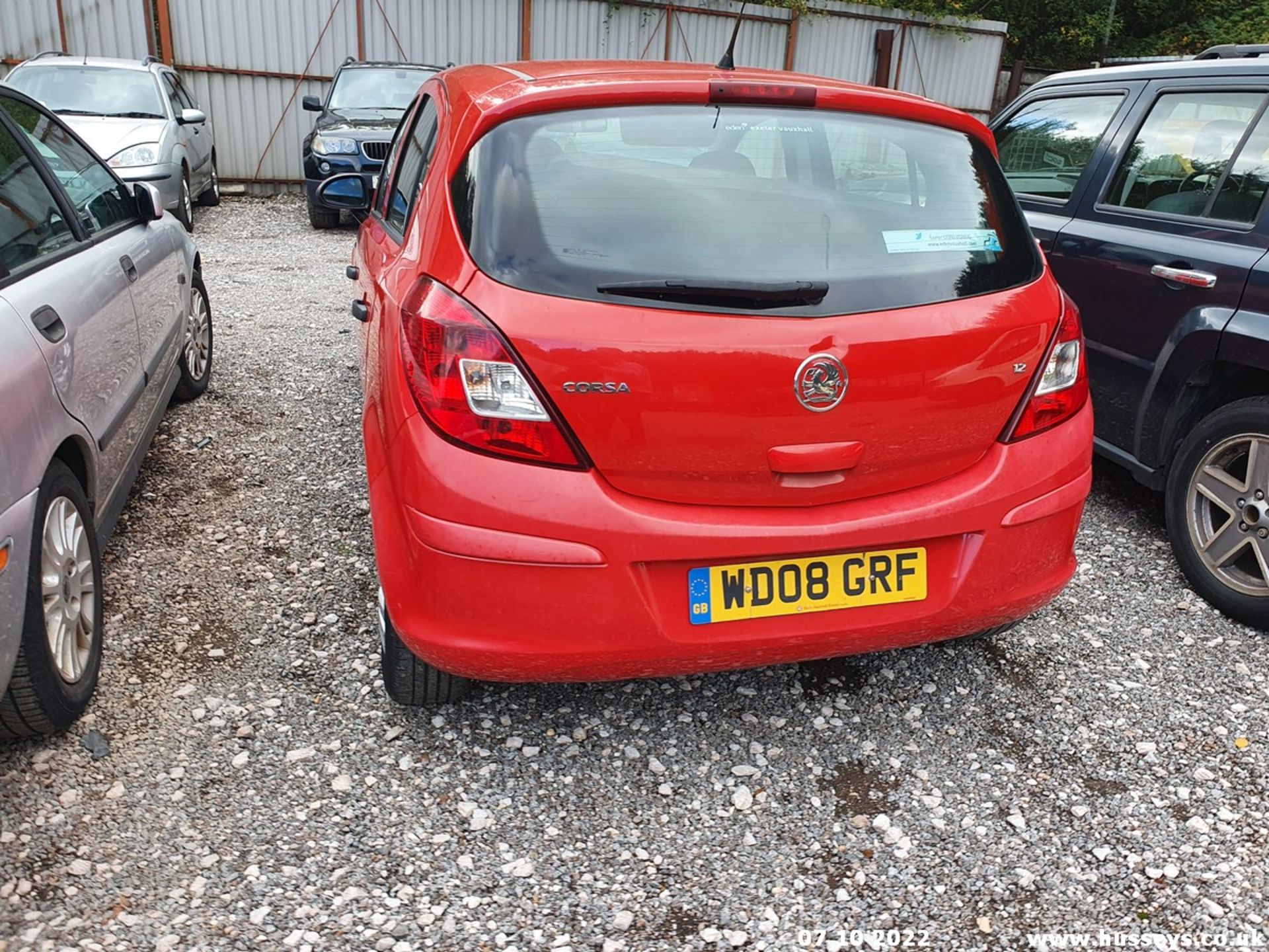 08/08 VAUXHALL CORSA BREEZE - 1229cc 5dr Hatchback (Red, 70k) - Image 15 of 27