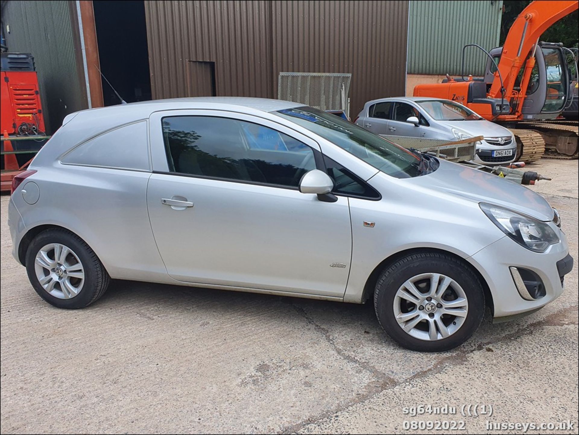 14/64 VAUXHALL CORSA SPORTIVE CDTI - 1248cc 3dr Van (Silver, 91k)