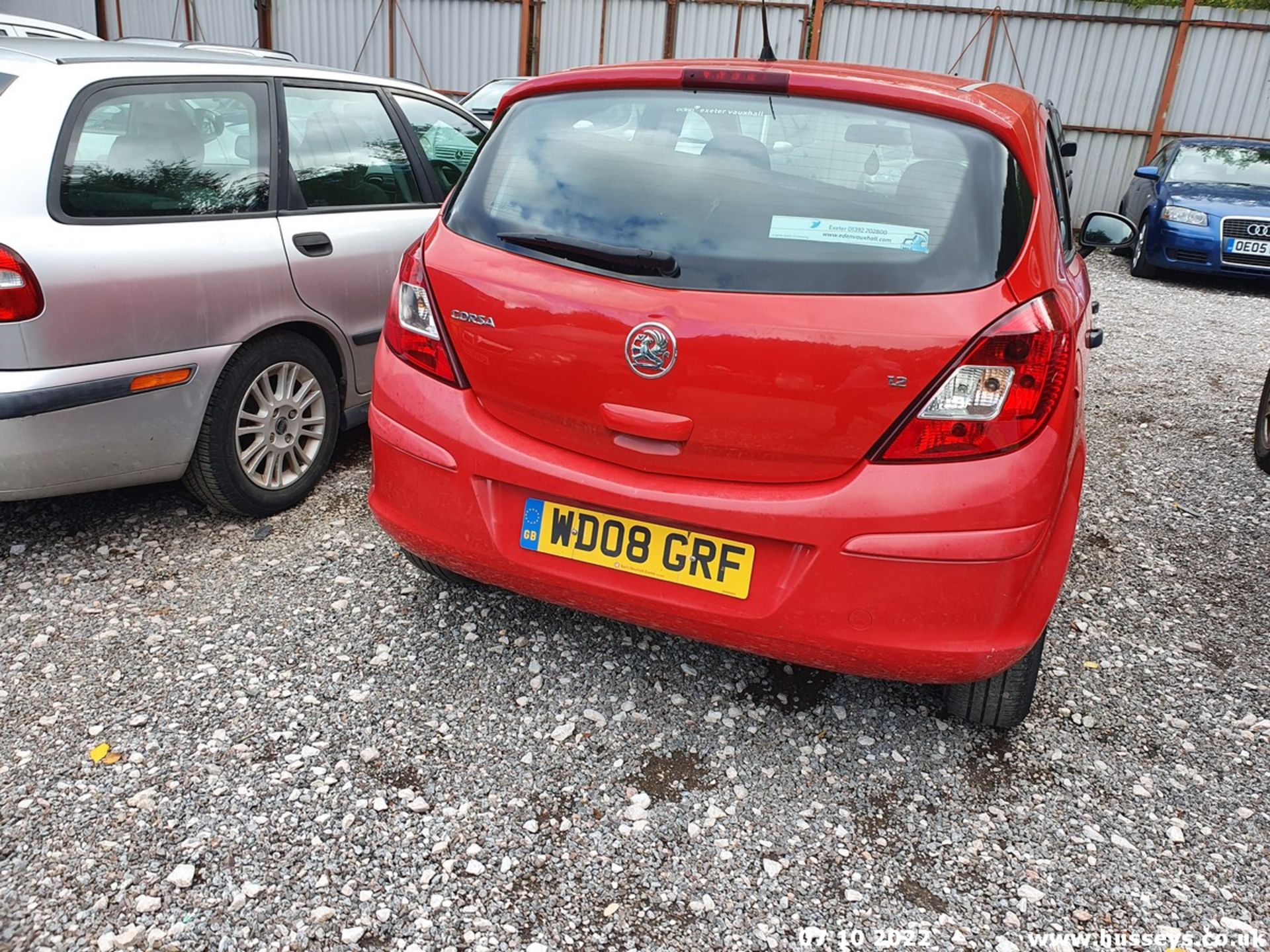 08/08 VAUXHALL CORSA BREEZE - 1229cc 5dr Hatchback (Red, 70k) - Image 13 of 27