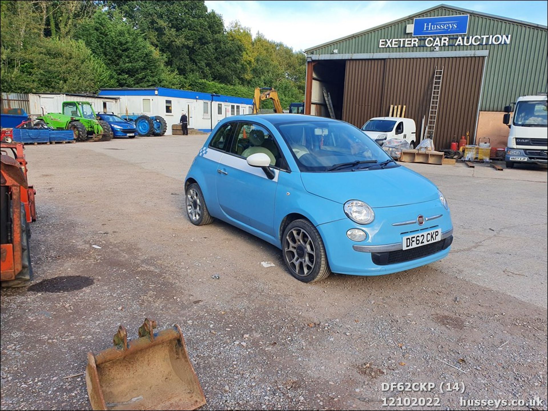 12/62 FIAT 500 LOUNGE RHD - 1242cc 3dr Hatchback (Blue, 62k) - Image 14 of 42