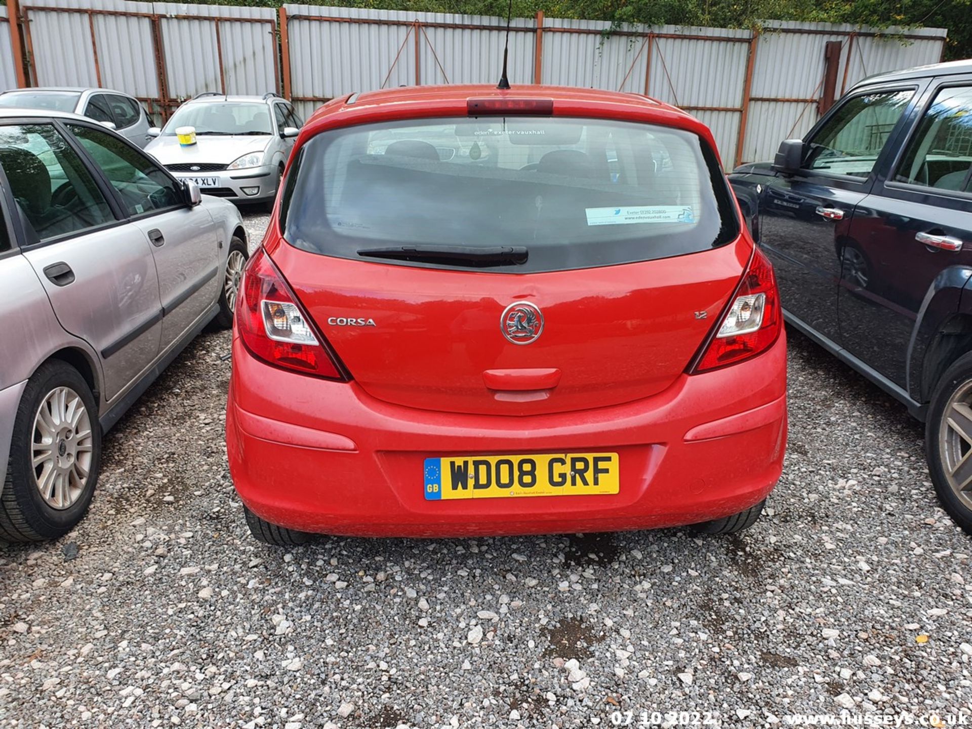 08/08 VAUXHALL CORSA BREEZE - 1229cc 5dr Hatchback (Red, 70k) - Image 2 of 27